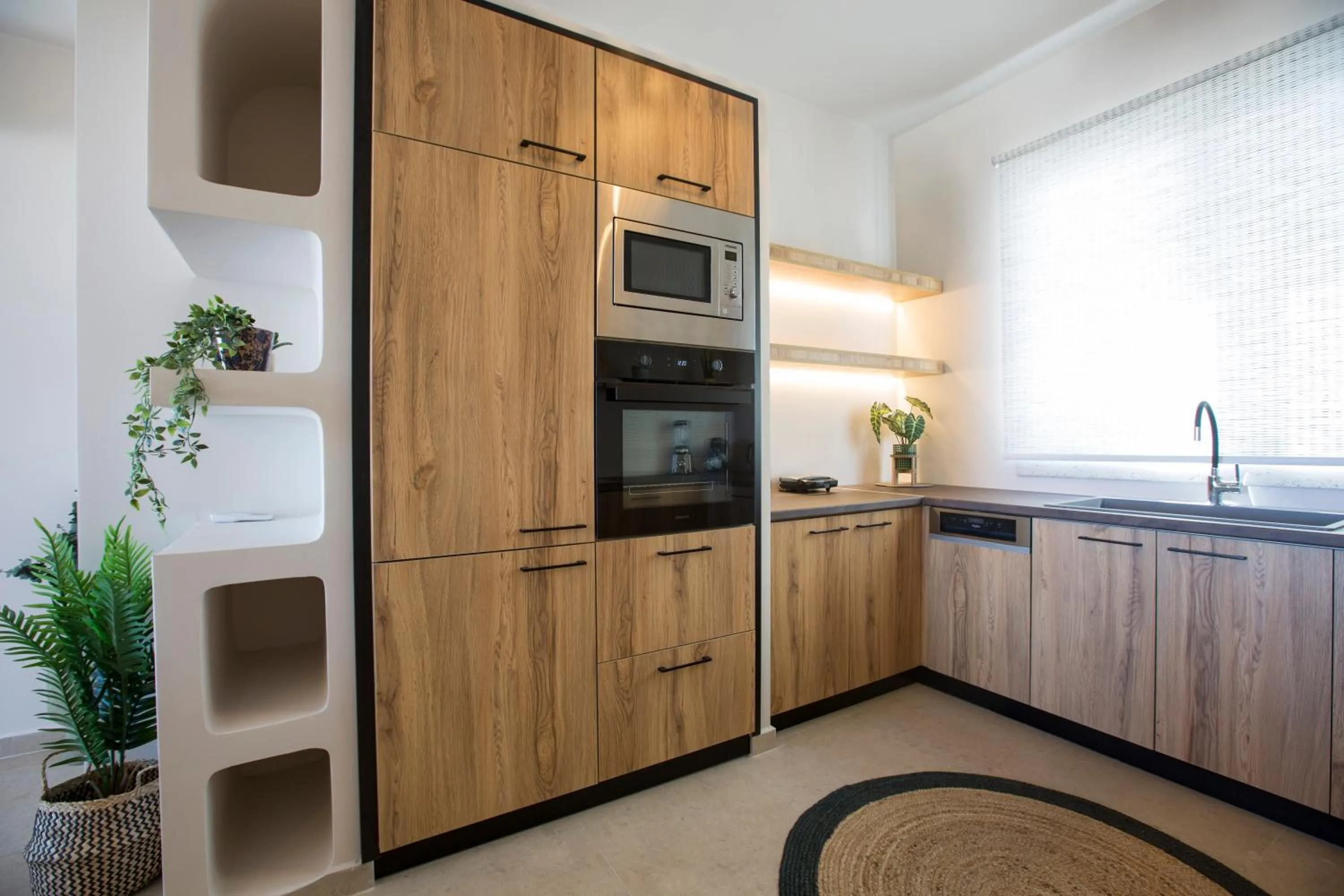 Kitchen or kitchenette in Muses of art Villas