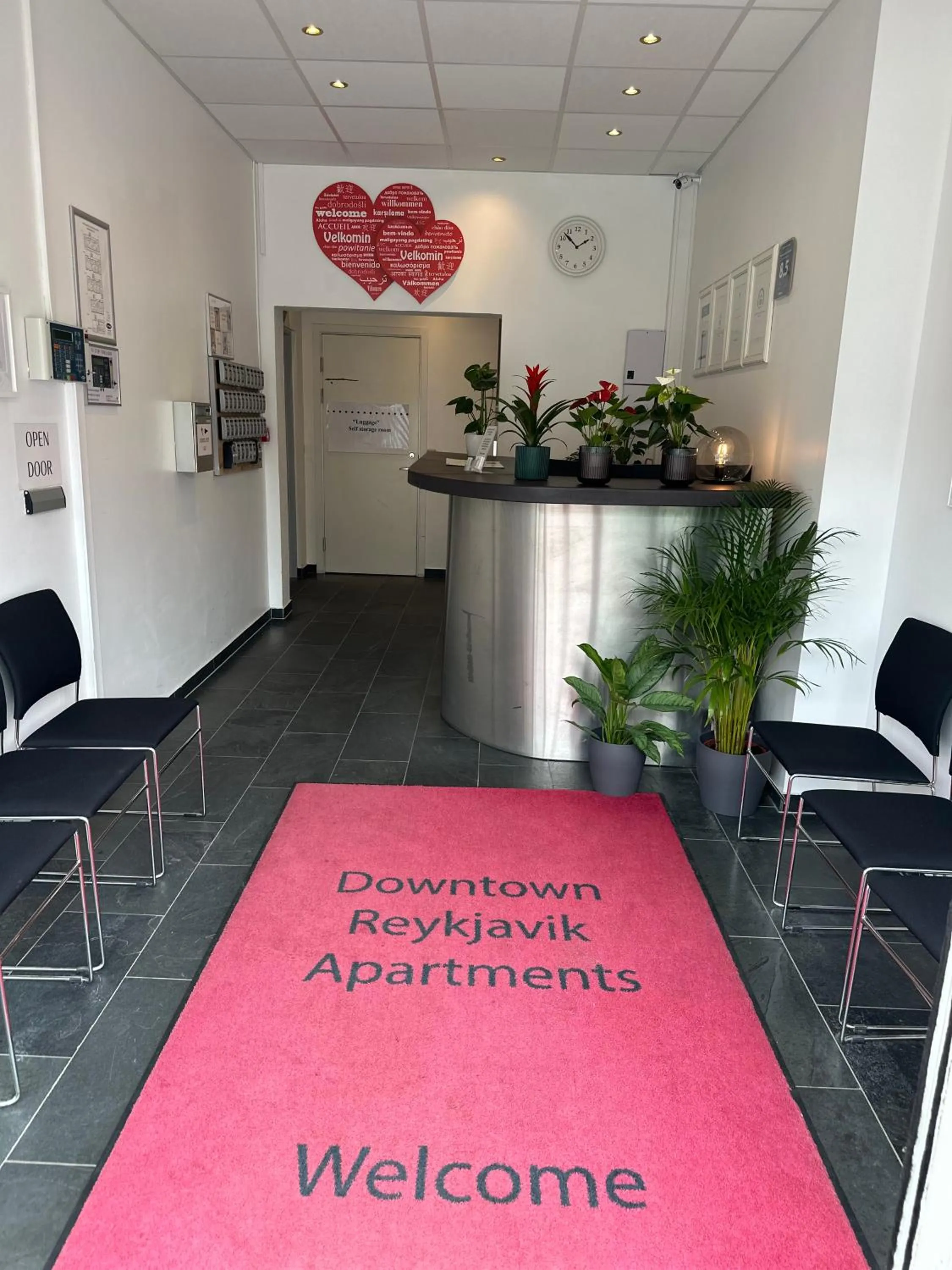 Property logo or sign in Downtown Reykjavík Apartments