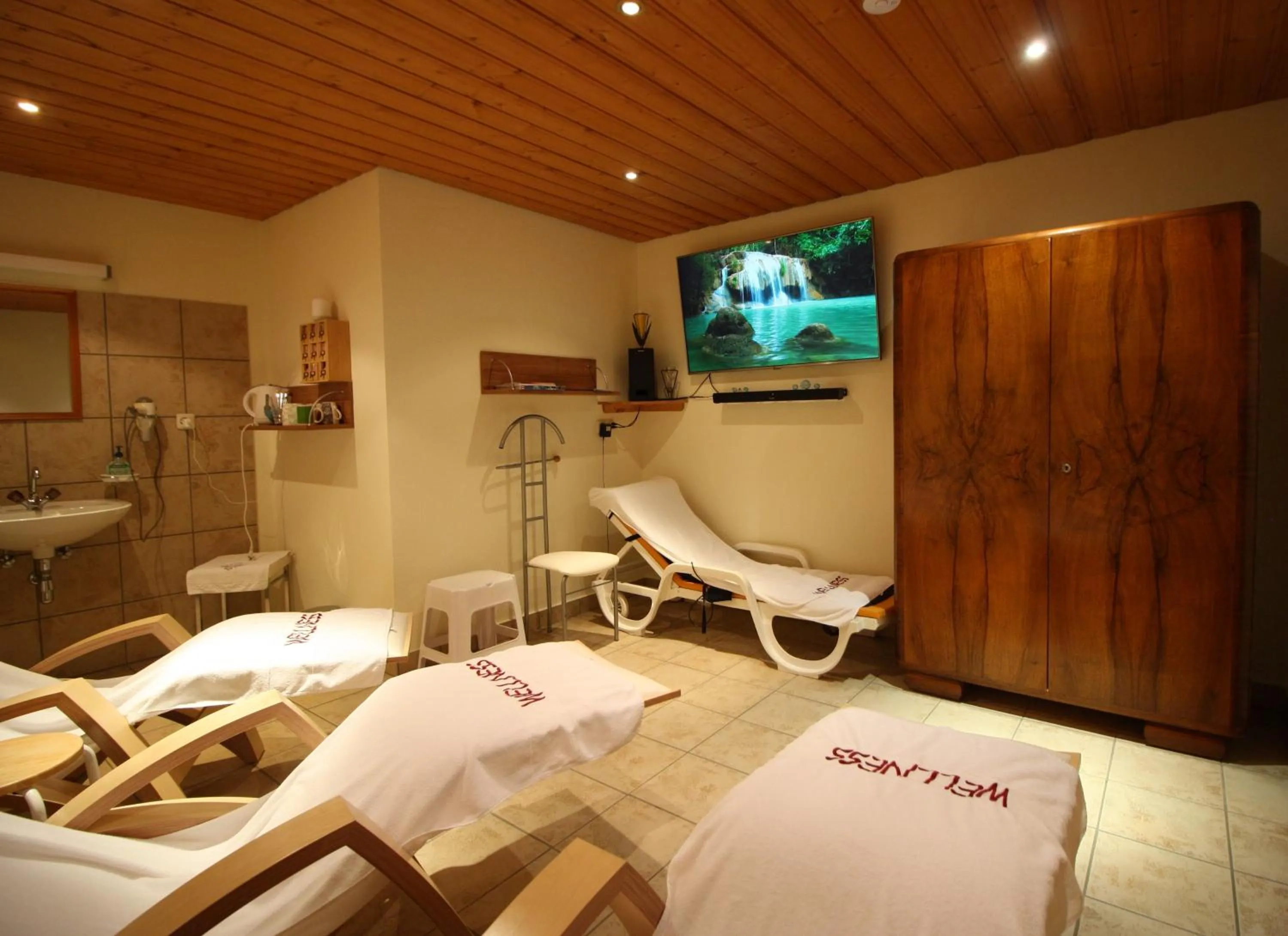 Sauna in Vronis Waldhaus ADULTS ONLY