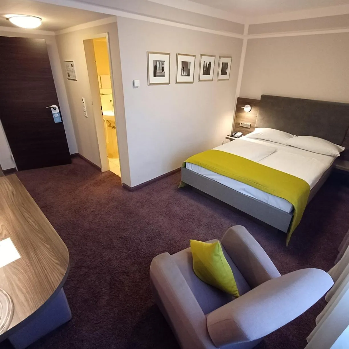 Photo of the whole room, Bed in TRIP INN PostHotel Düren