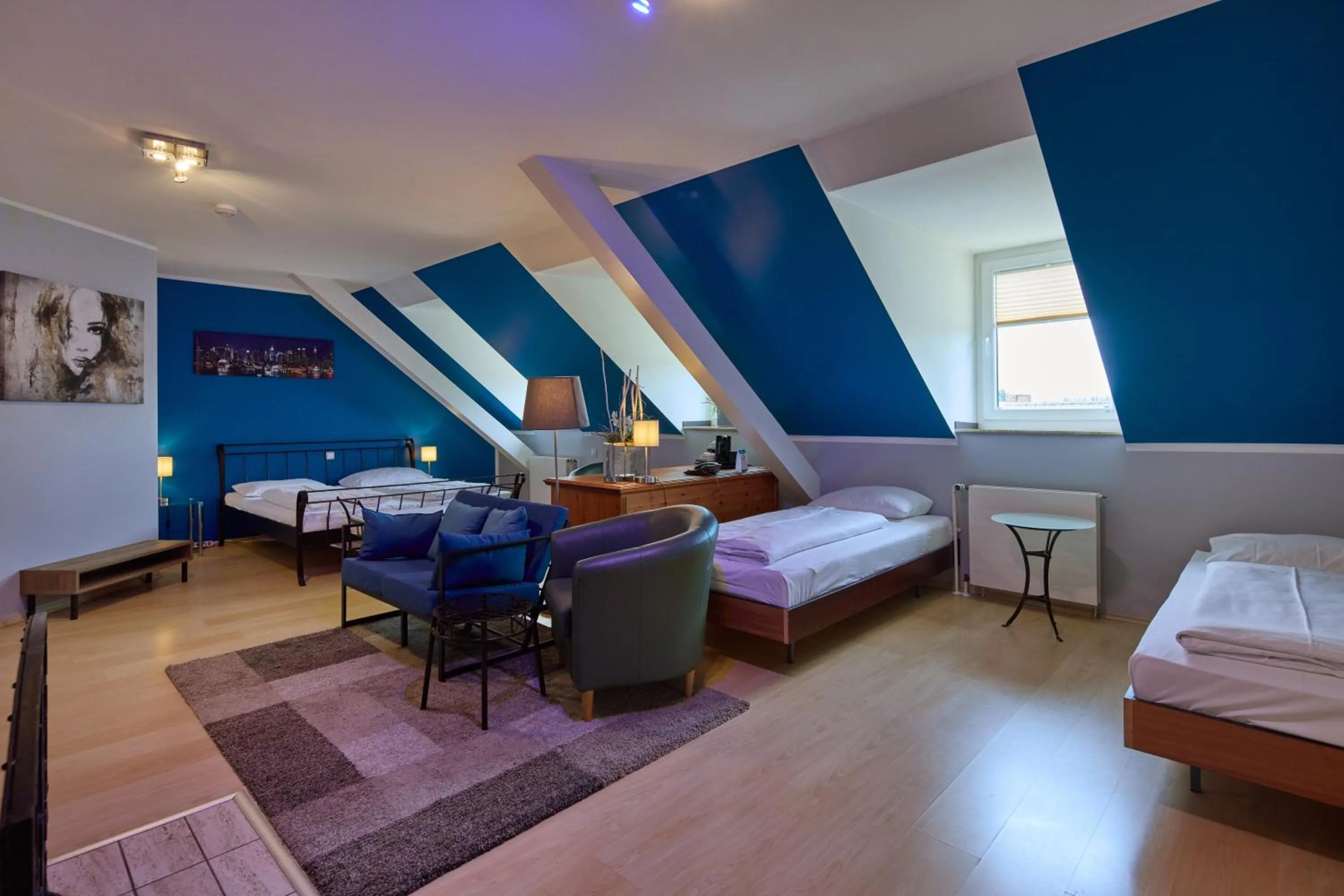 Photo of the whole room, Bed in TRIP INN PostHotel Düren