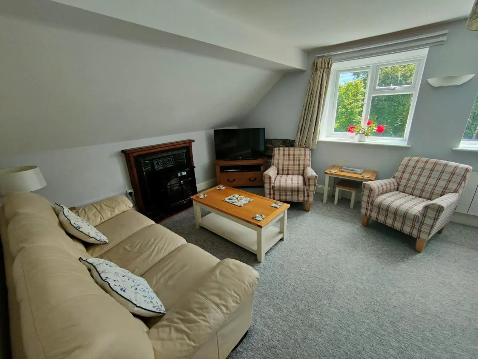 Living room in Pant Glas Barn Living room in Pant Glas Barn