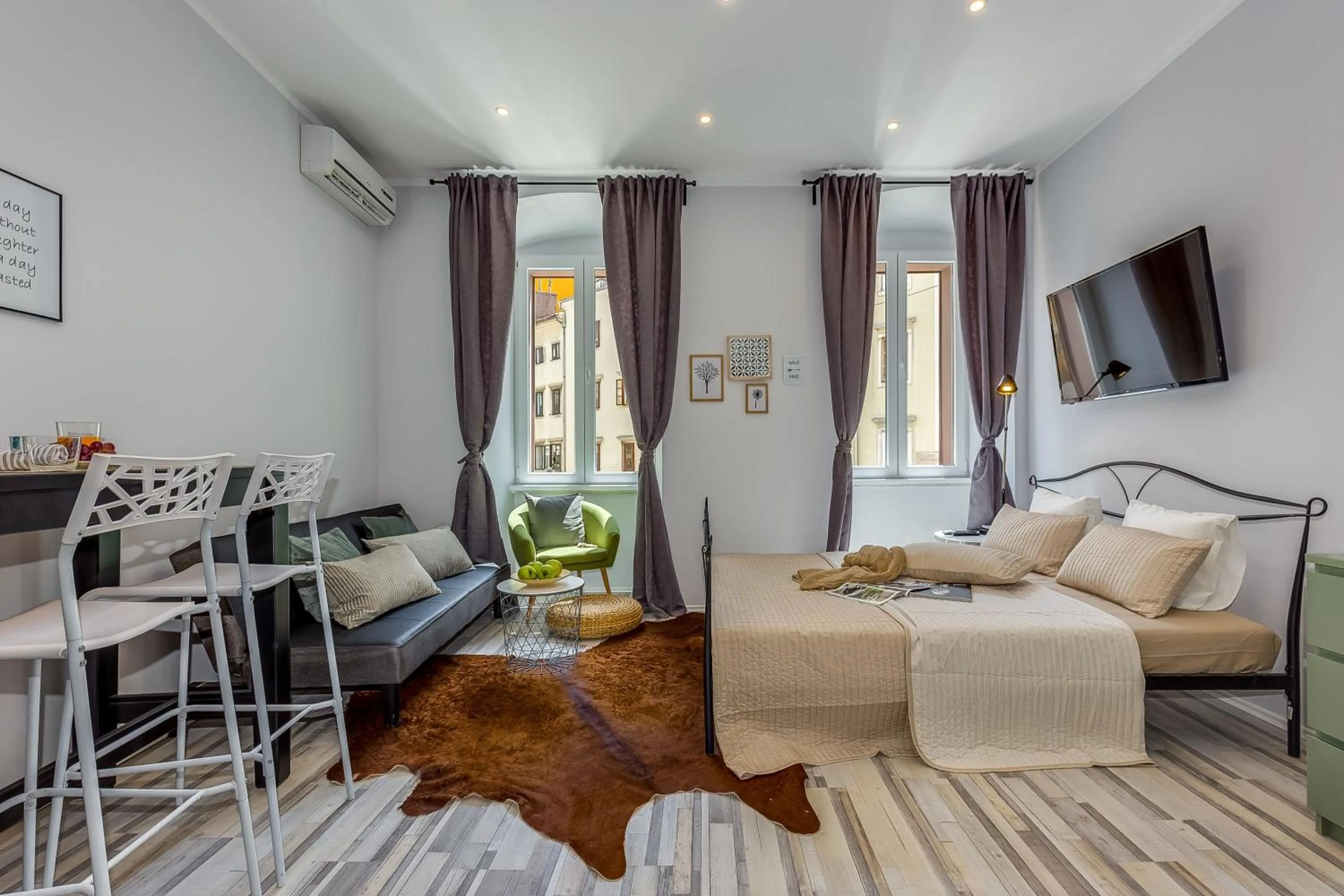 Seating area in Main Square studios