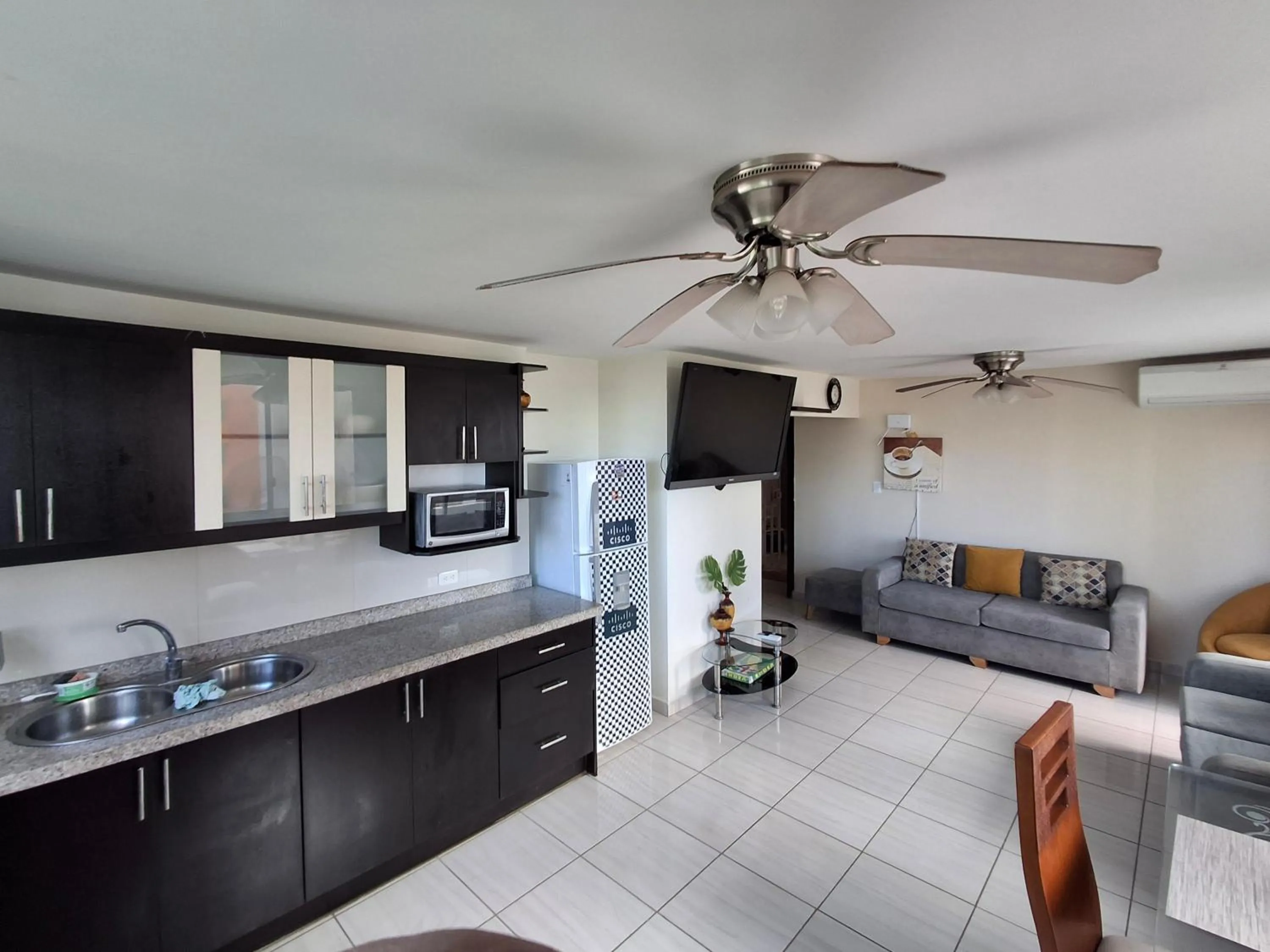 Living room in Departamento amoblado Tonsupa