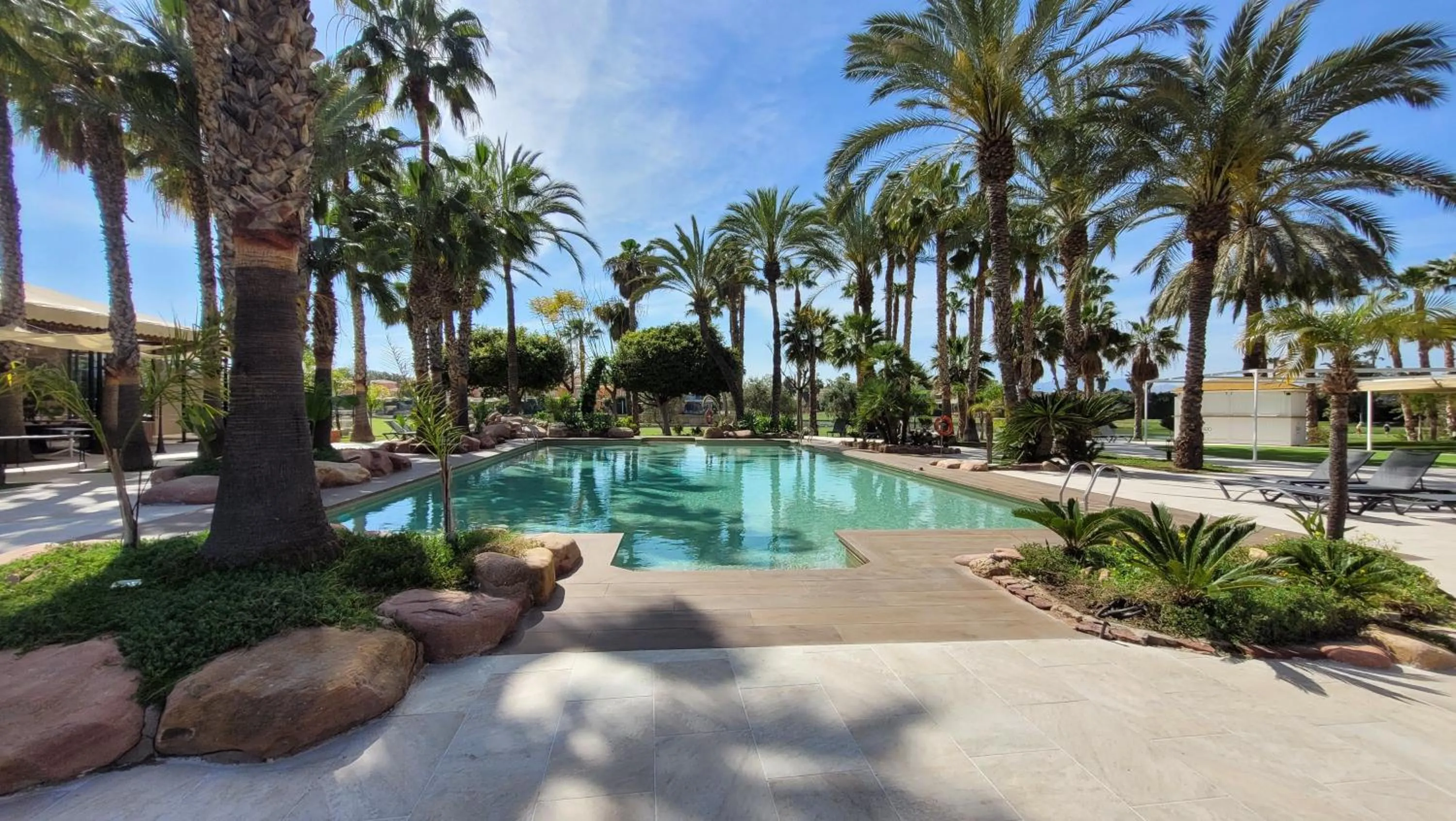 Garden view in Hotel Alicante Golf