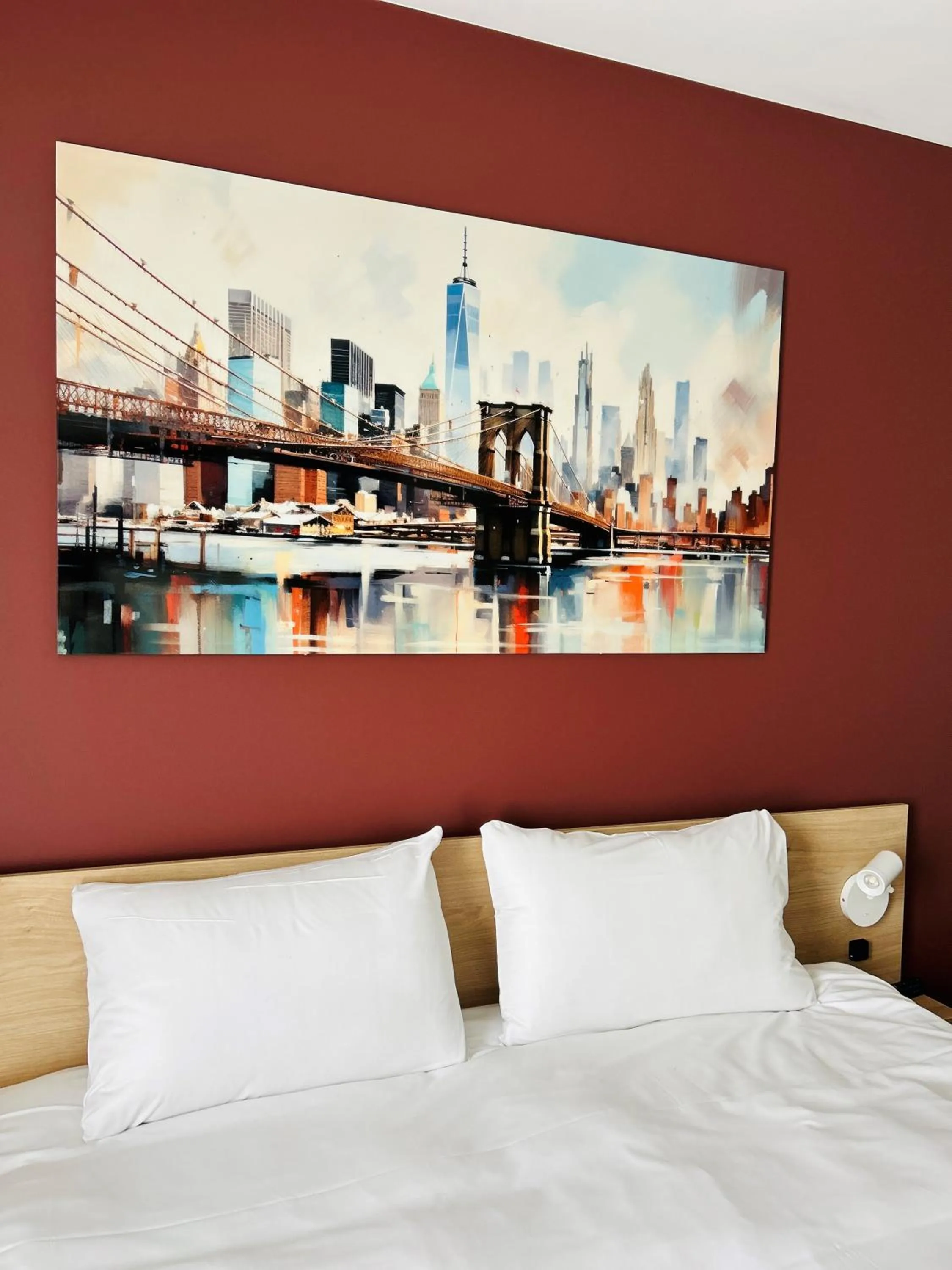 Bed in Hotel Wood Inn Bordeaux Aéroport