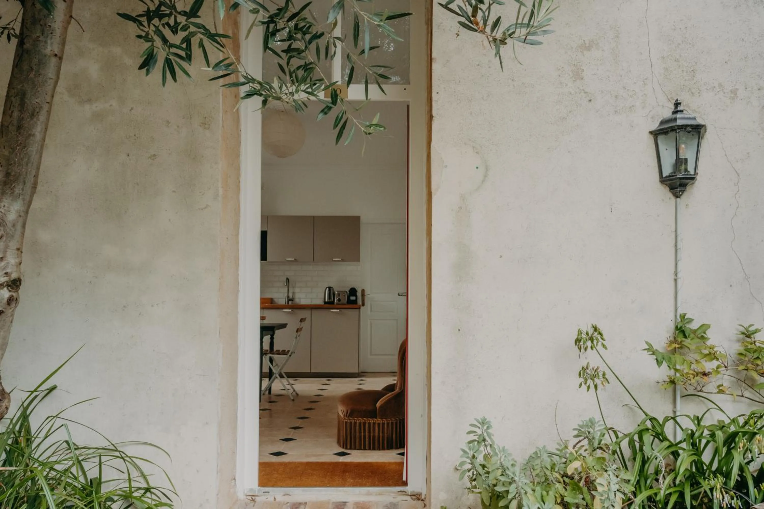 Facade/entrance in Les Cabines