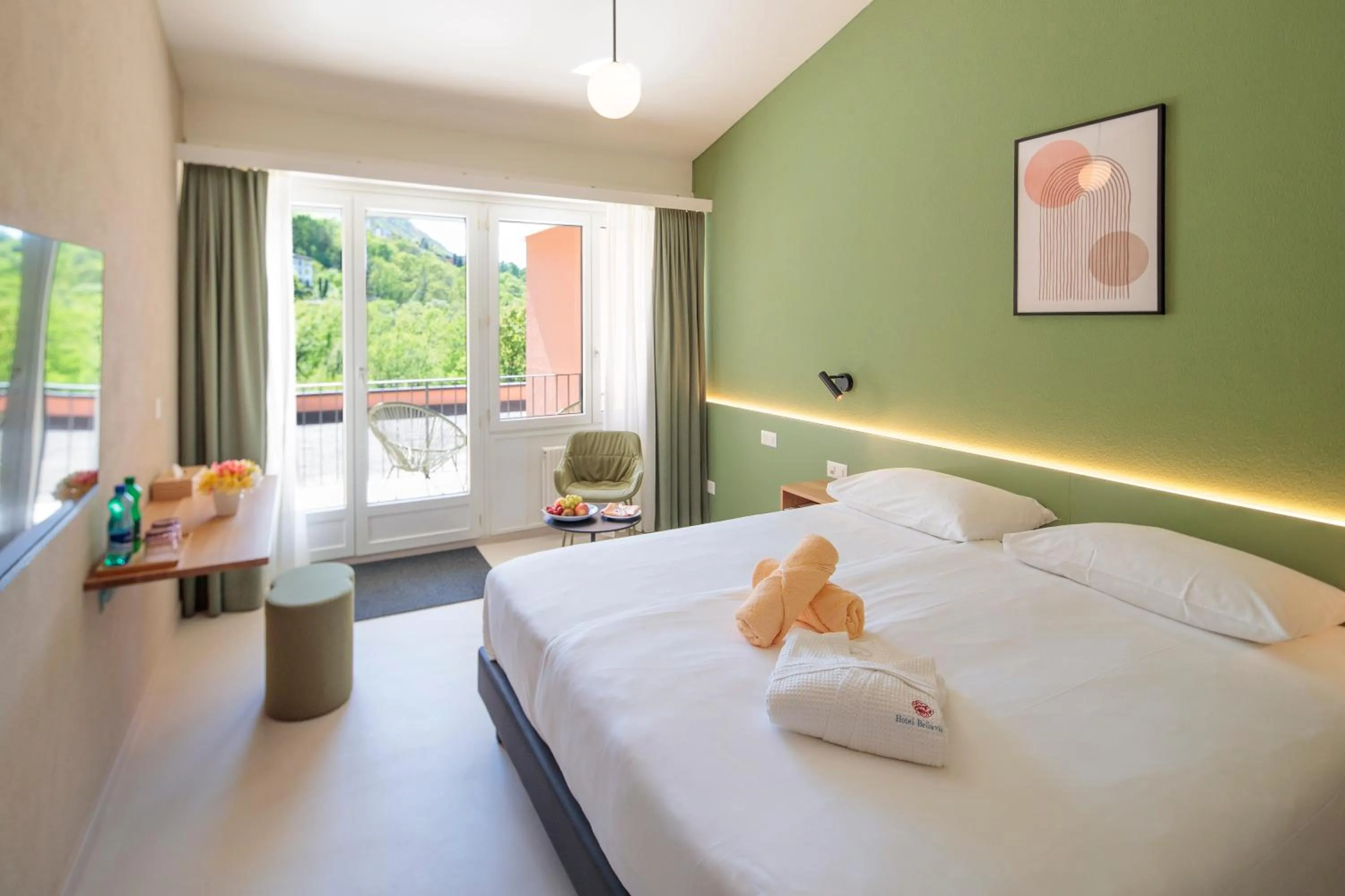 Bed in Bellavista Swiss Quality Hotel