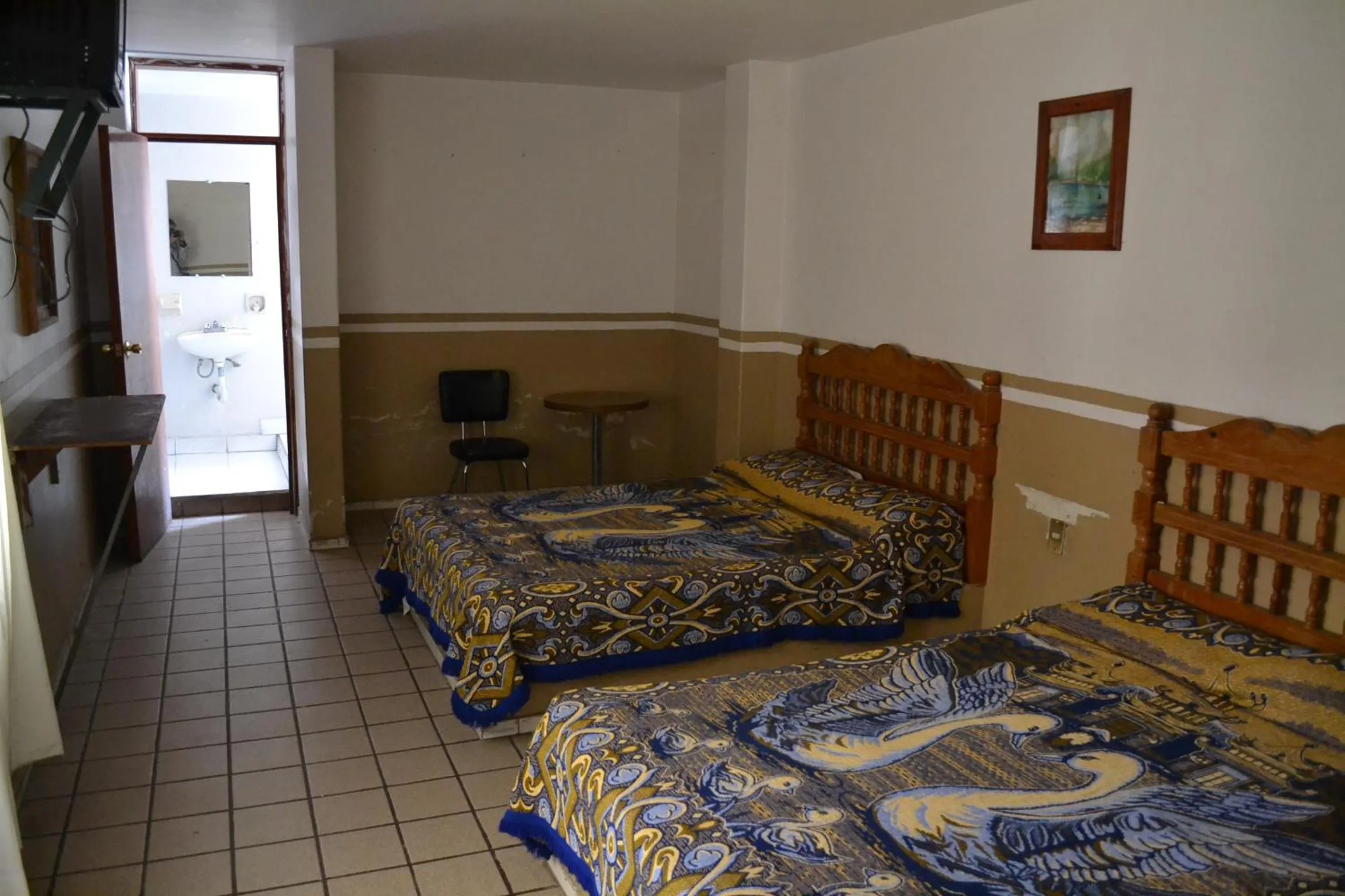 Bed in Hotel Plaza Romo