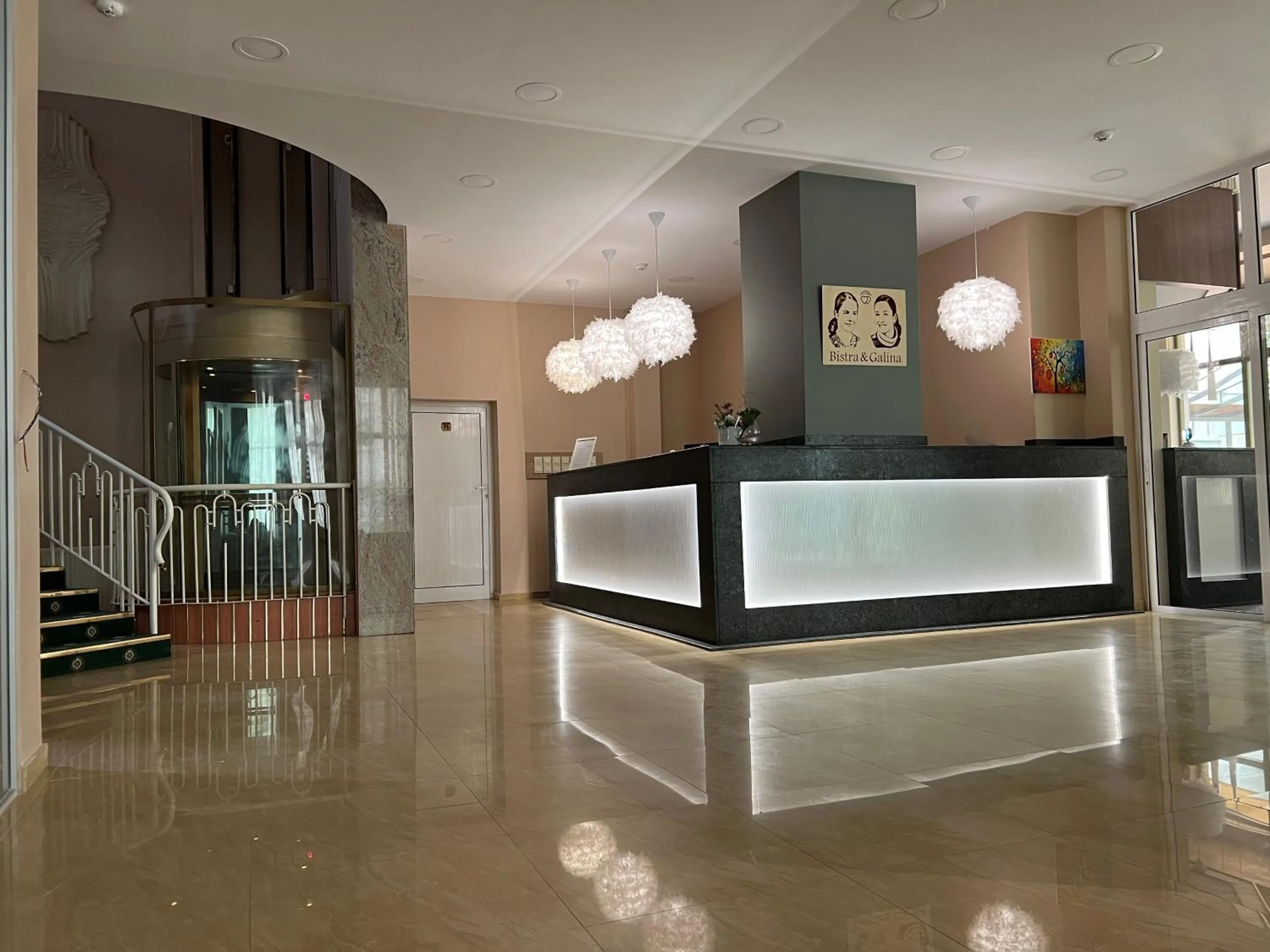 Lobby or reception in Bistra & Galina Hotel