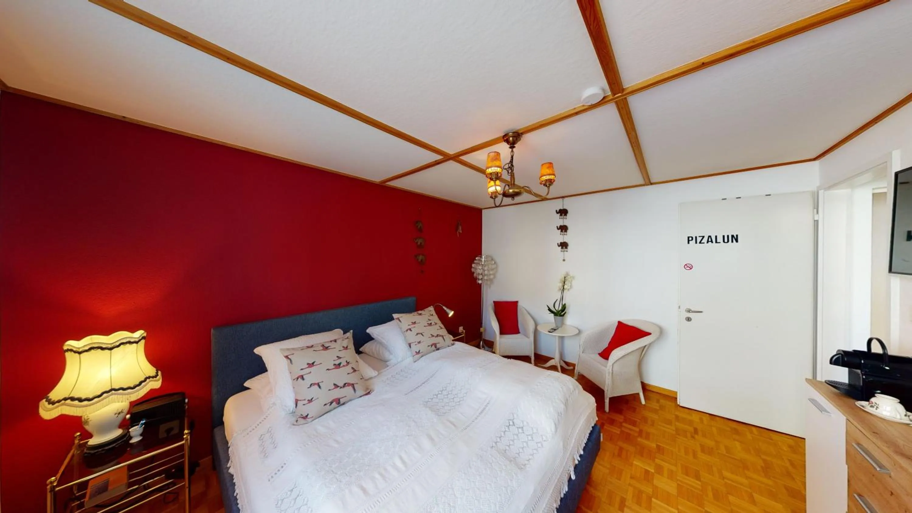 Bed in BnB Haus Weibel