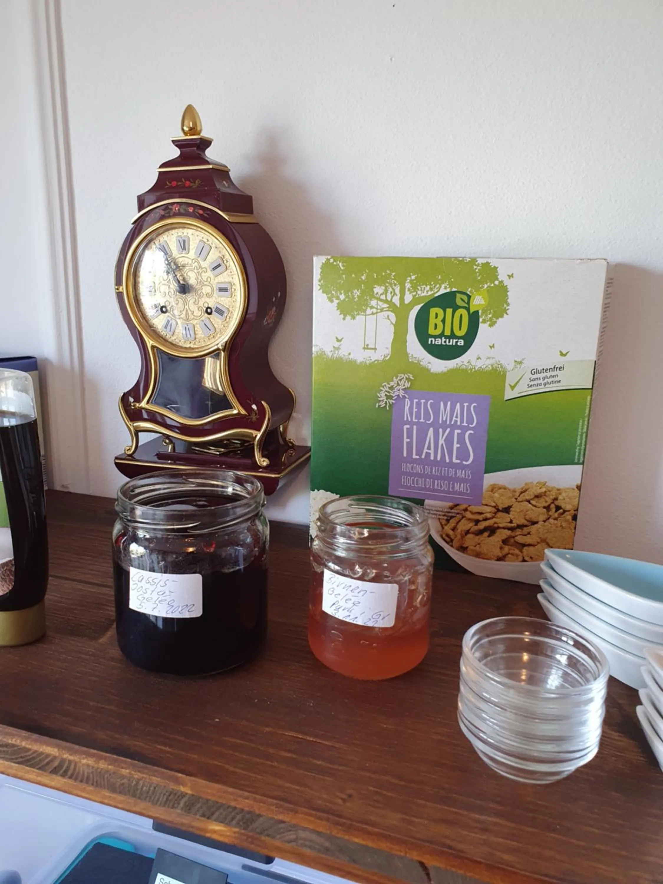 Food and drinks in BnB Haus Weibel