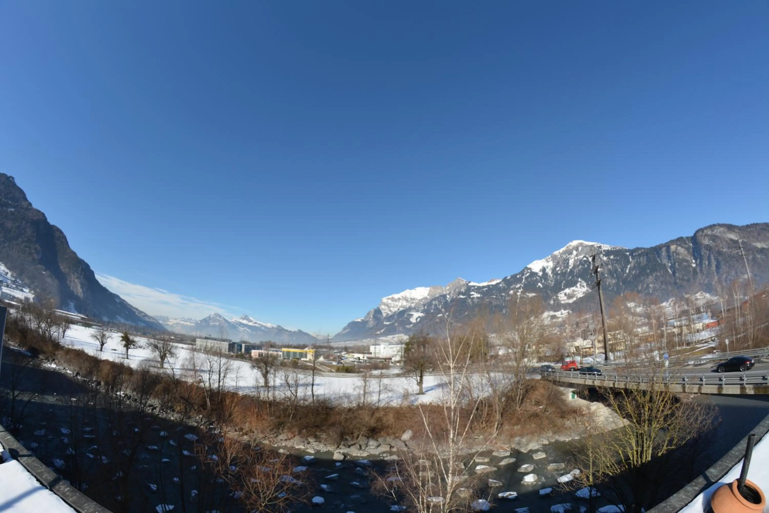 Natural landscape in BnB Haus Weibel