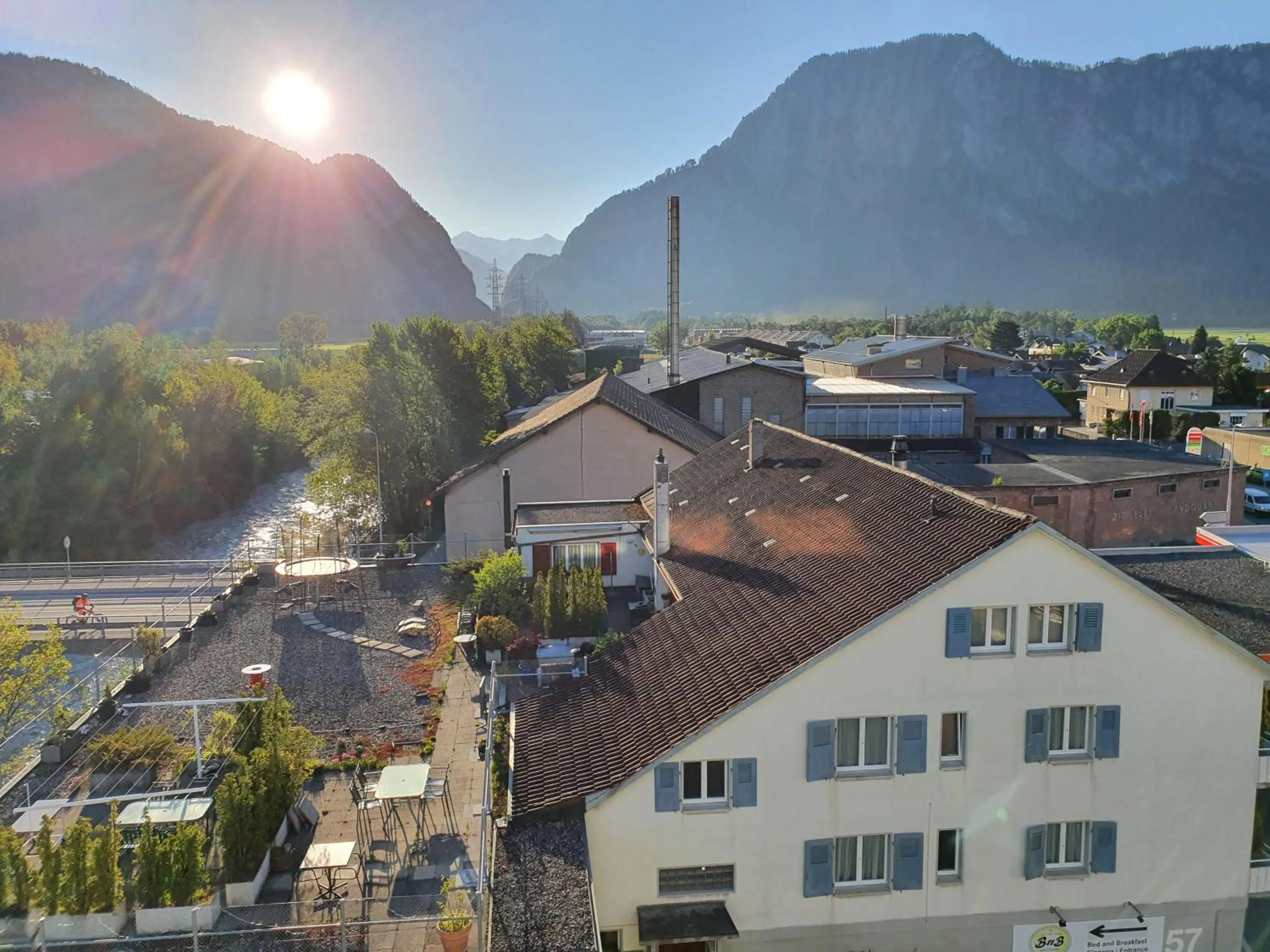 Bird's eye view in BnB Haus Weibel