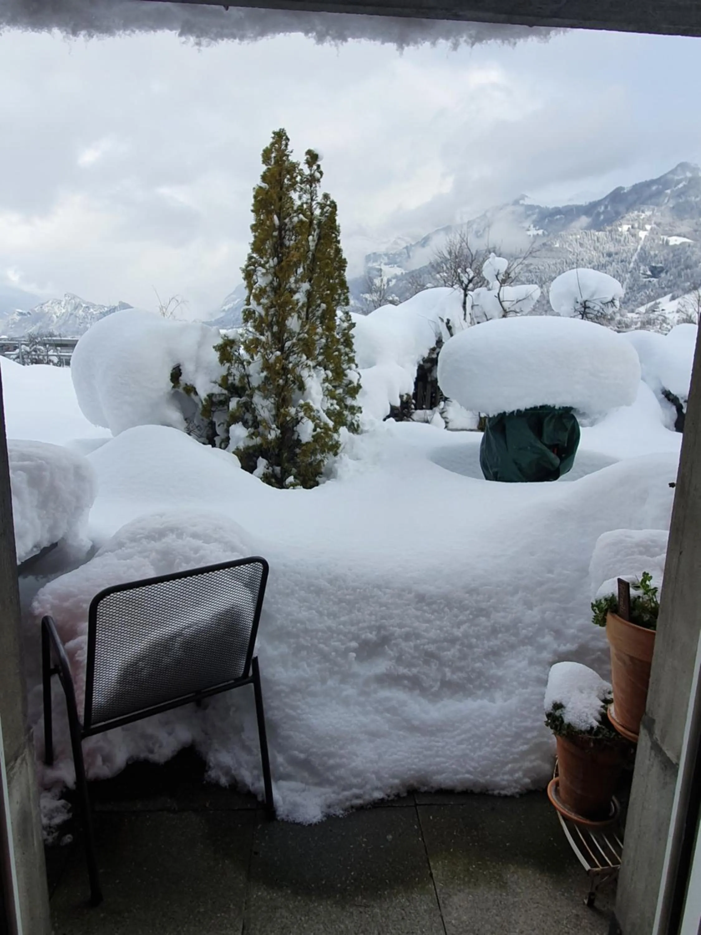 Winter in BnB Haus Weibel