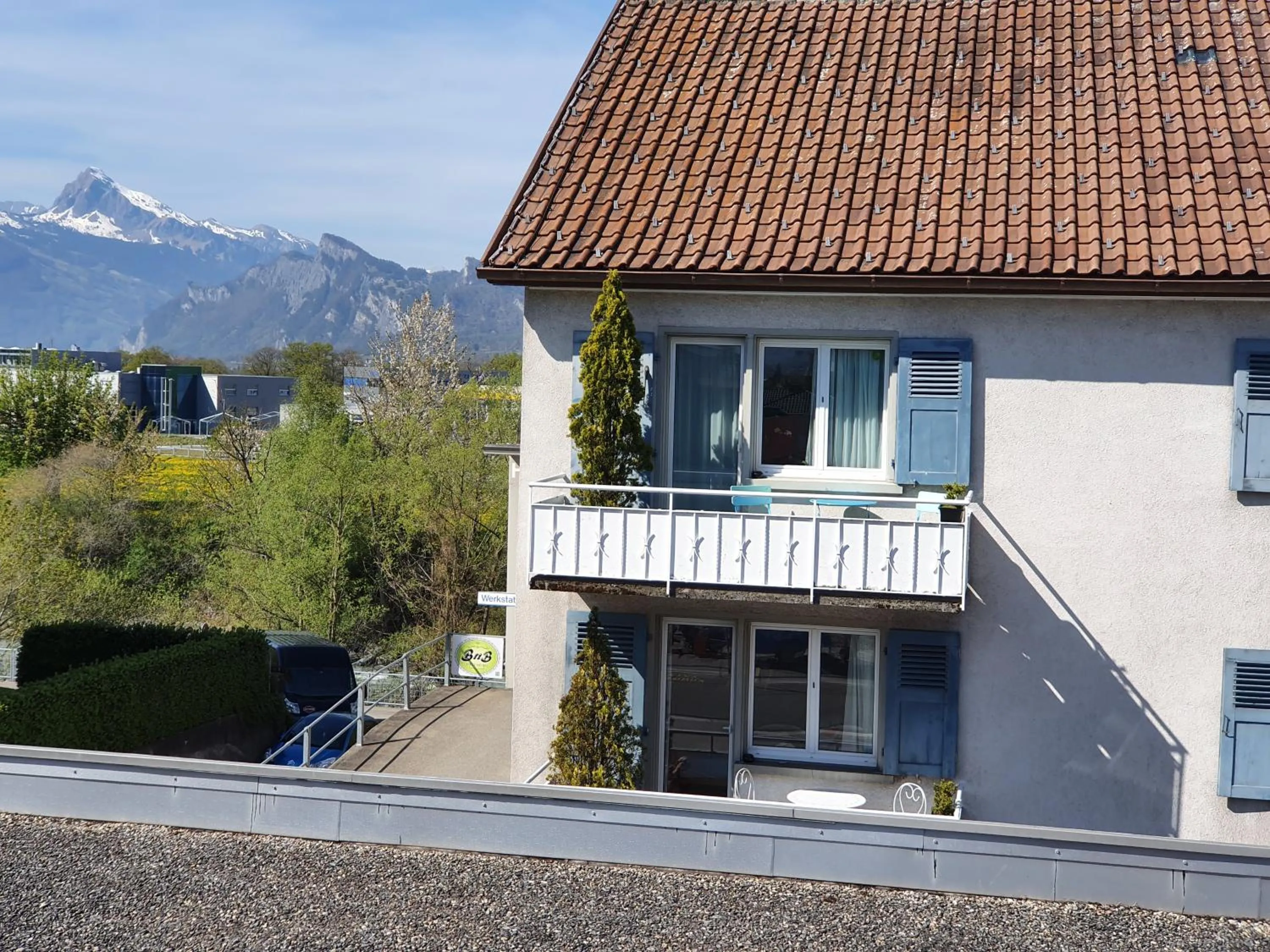 Balcony/Terrace in BnB Haus Weibel