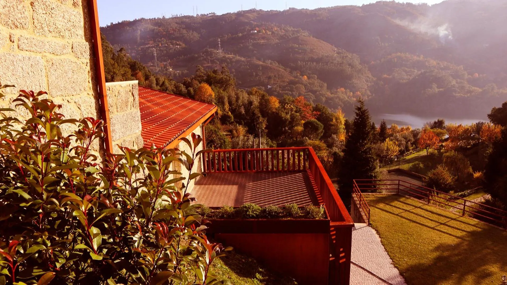 Lake view in Agrinho Suites & Spa Gerês