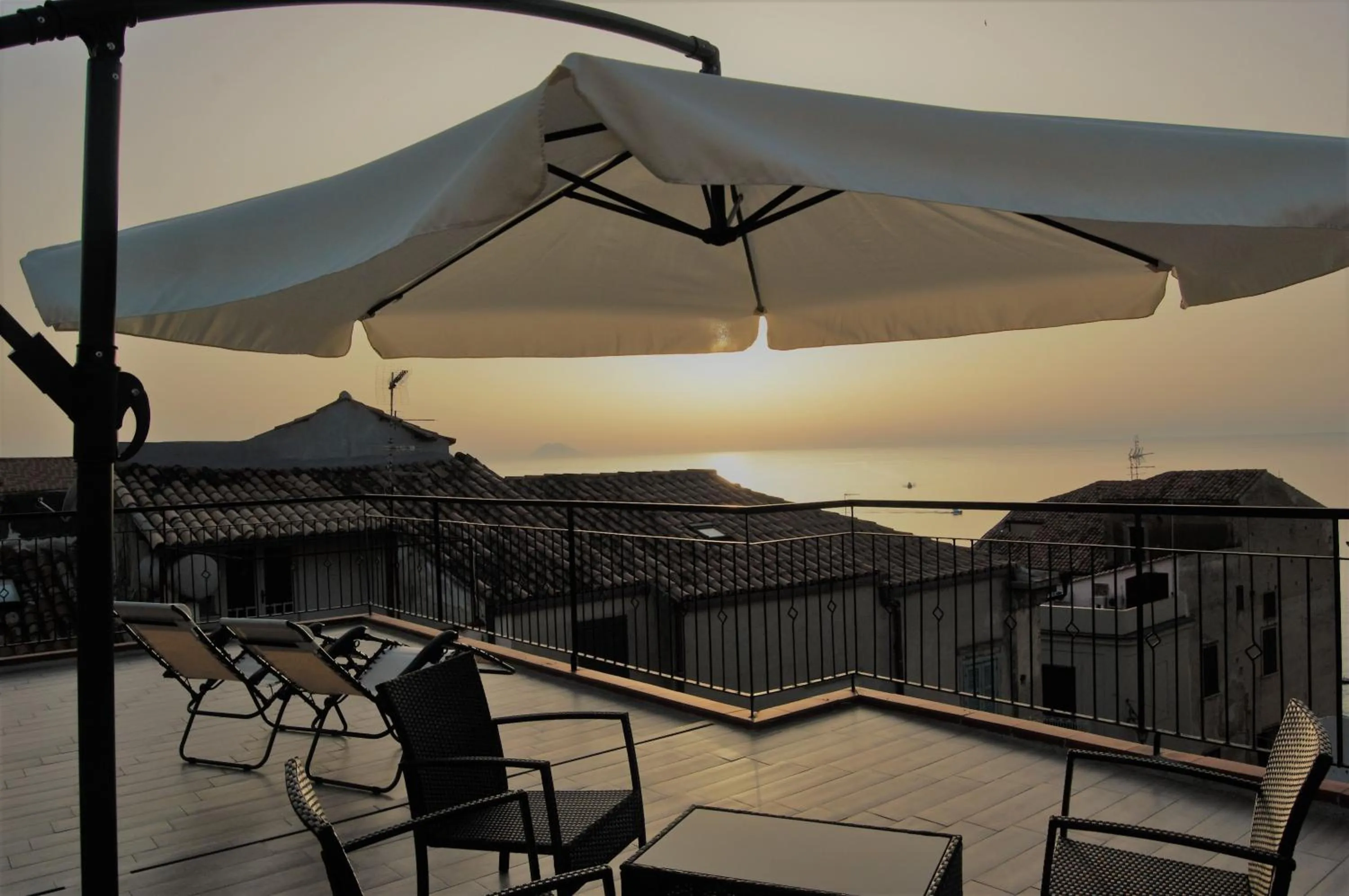 Balcony/Terrace in B&B The Tower