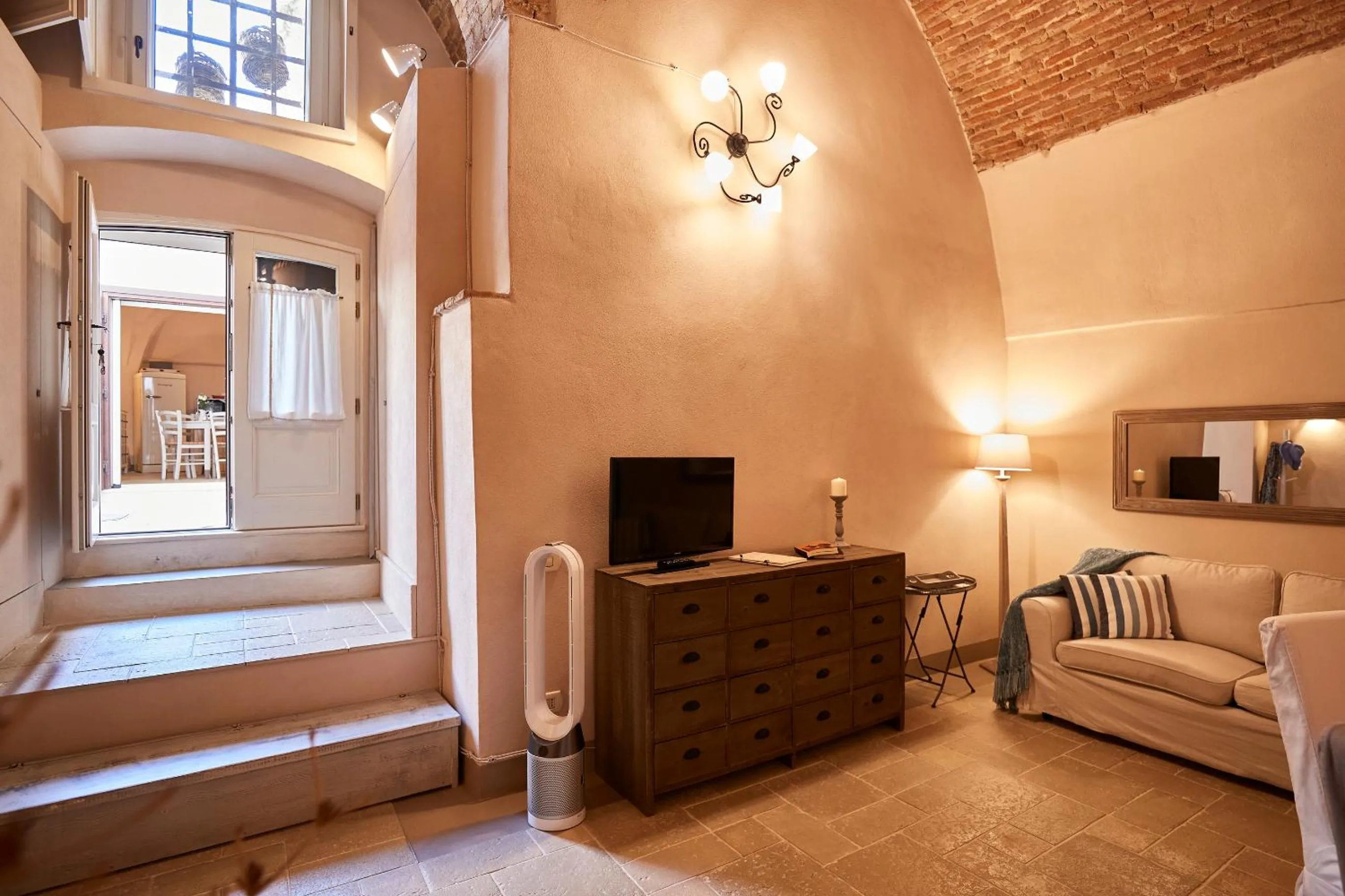 Seating area in Borgo San Gaetano