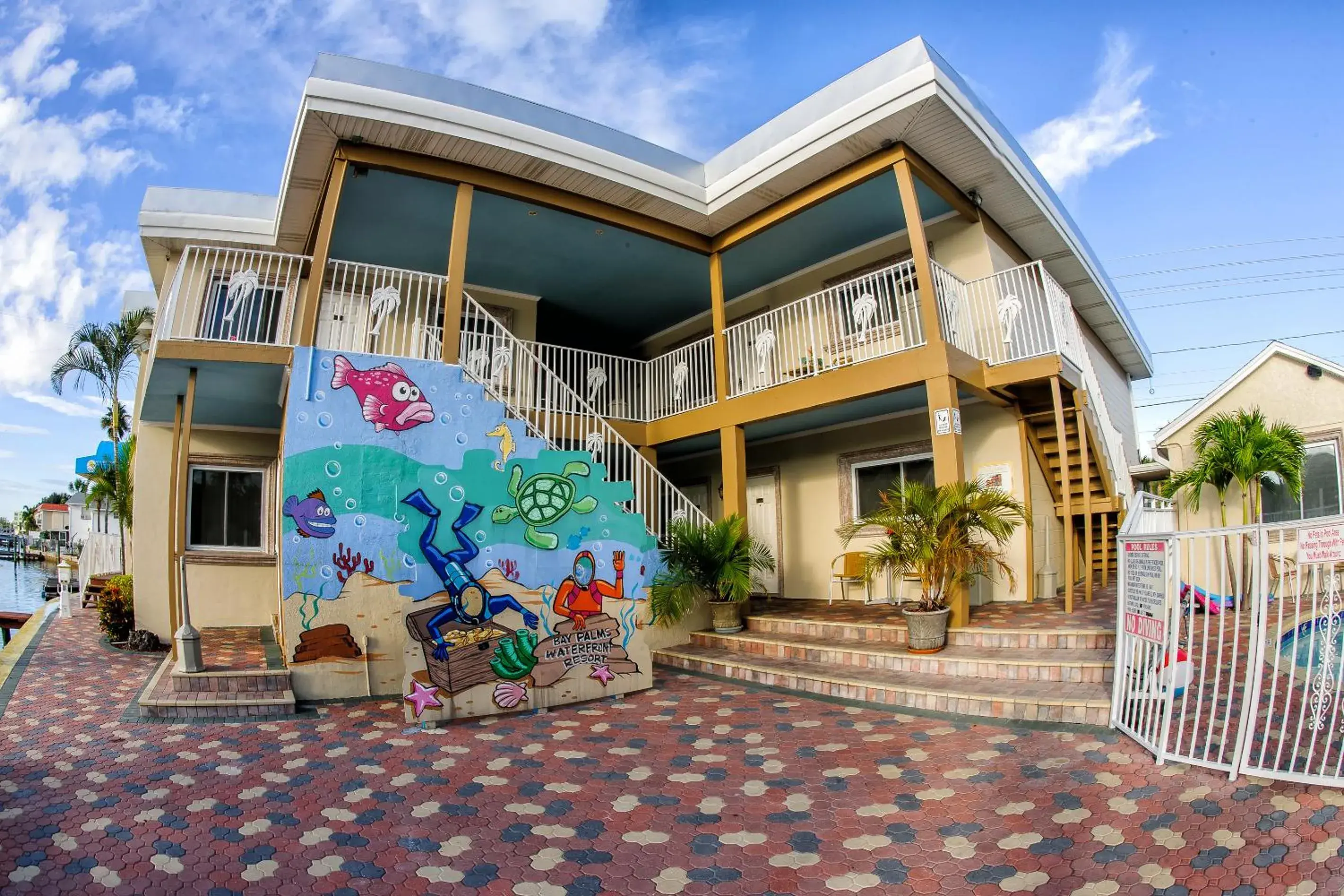 Property building in Bay Palms Waterfront Resort - Hotel and Marina Property building in Bay Palms Waterfront Resort - Hotel and Marina