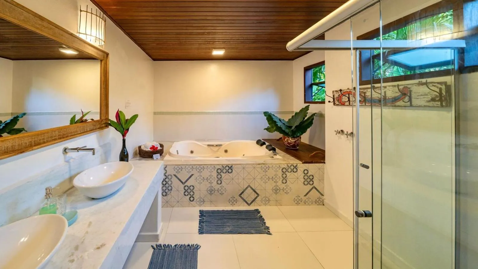 Bathroom in Pousada do Bosque