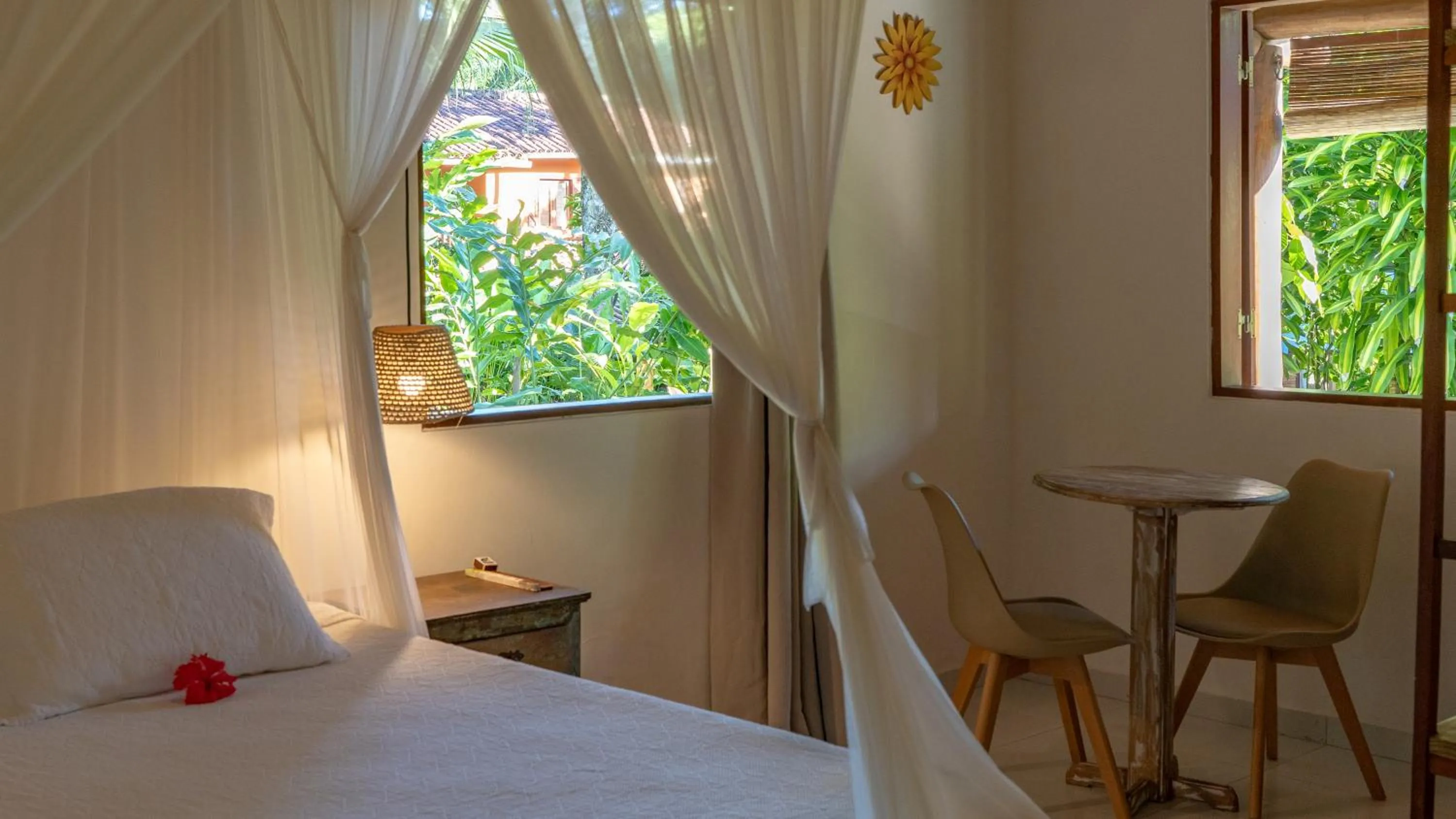 Bed in Pousada do Bosque