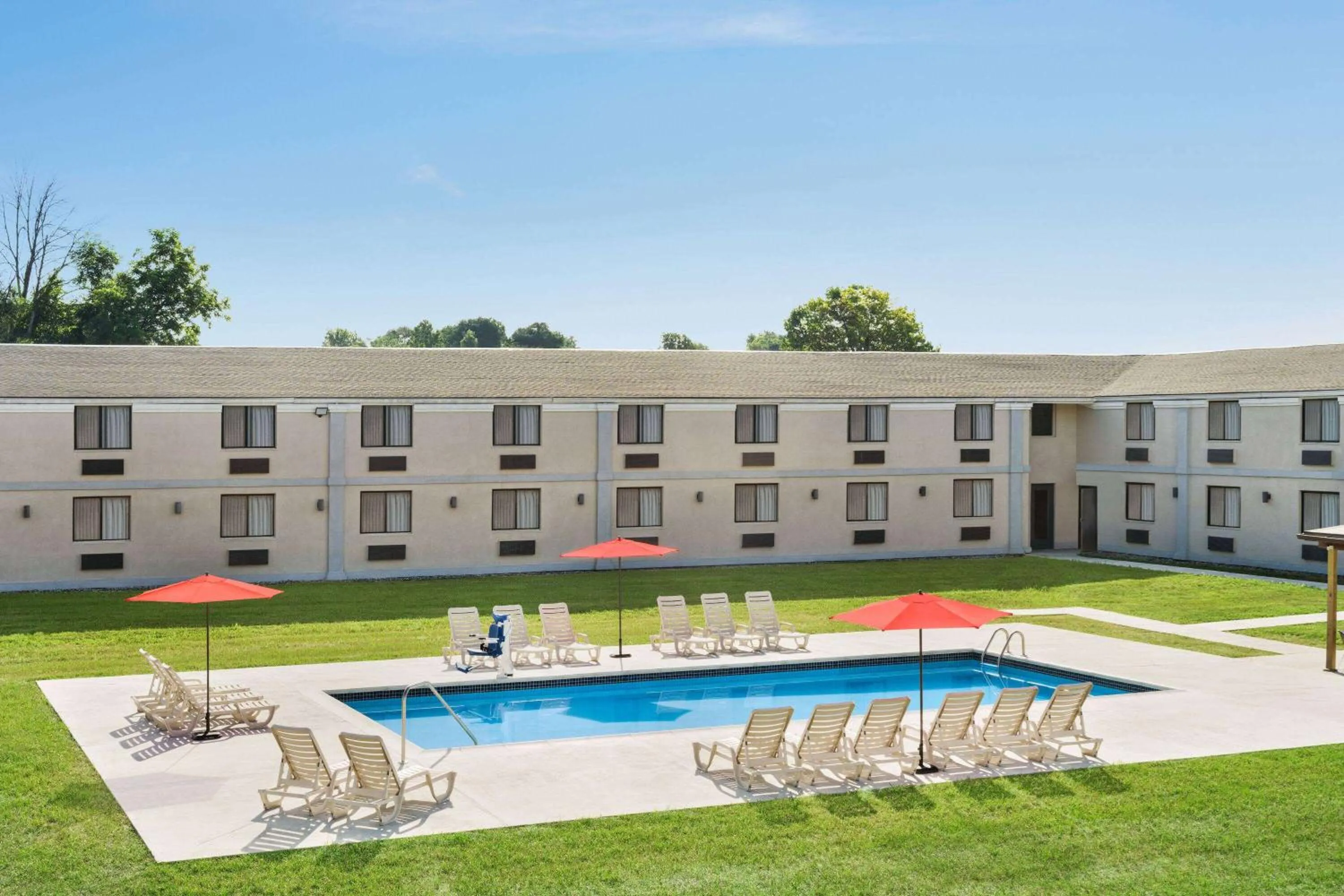 Swimming pool in Ramada by Wyndham Allentown Bethlehem