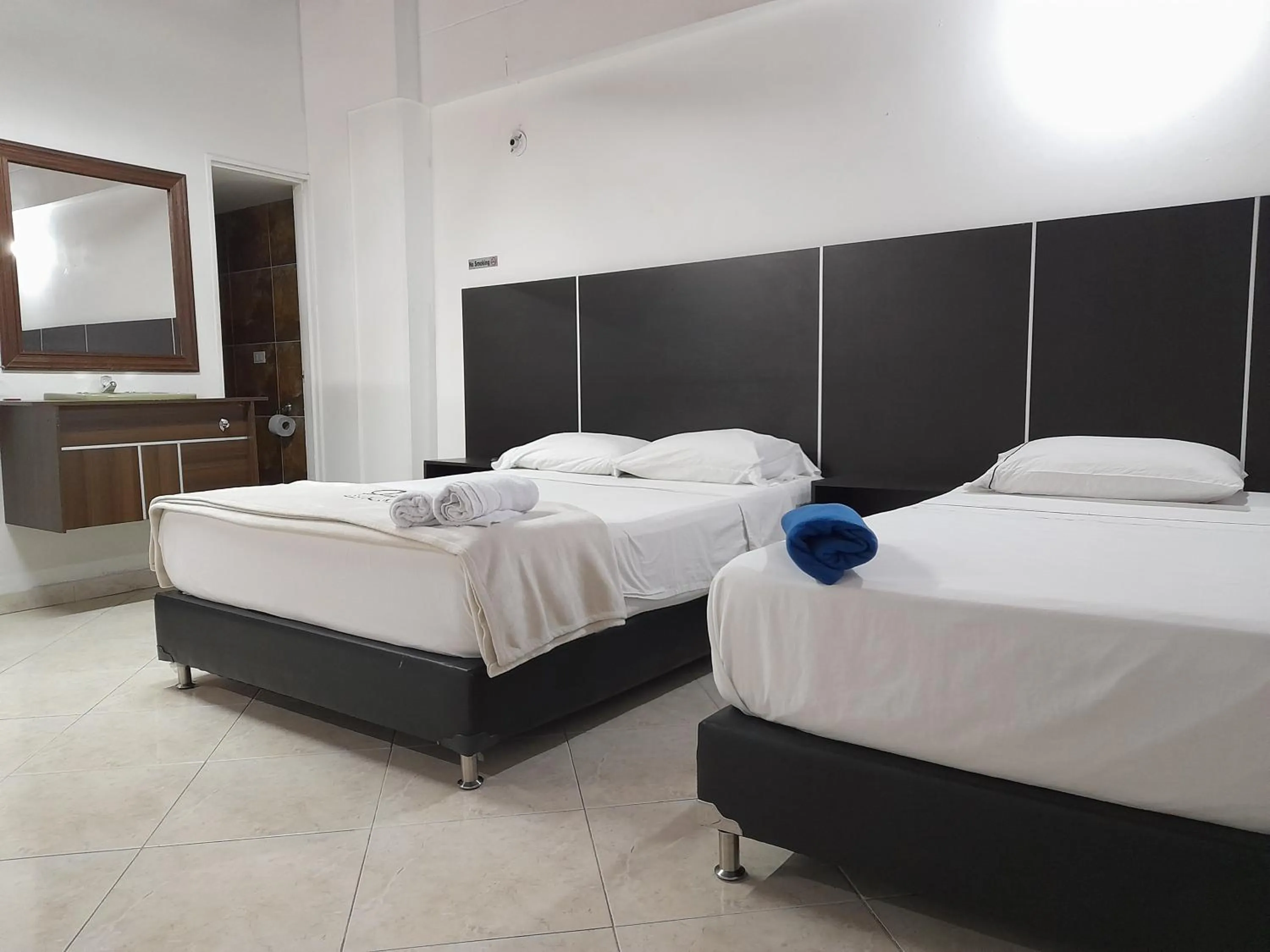 Bed in Hotel Saint John