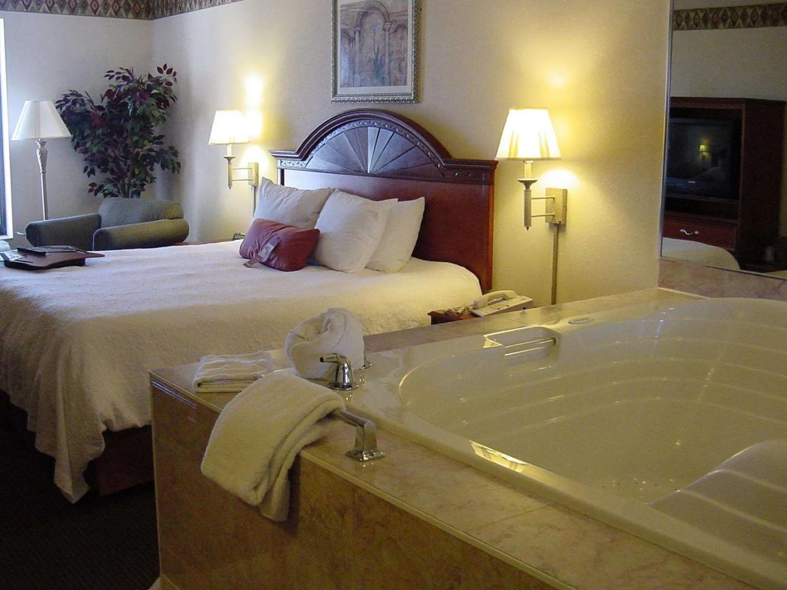 Bed in Hampton Inn Bowling Green