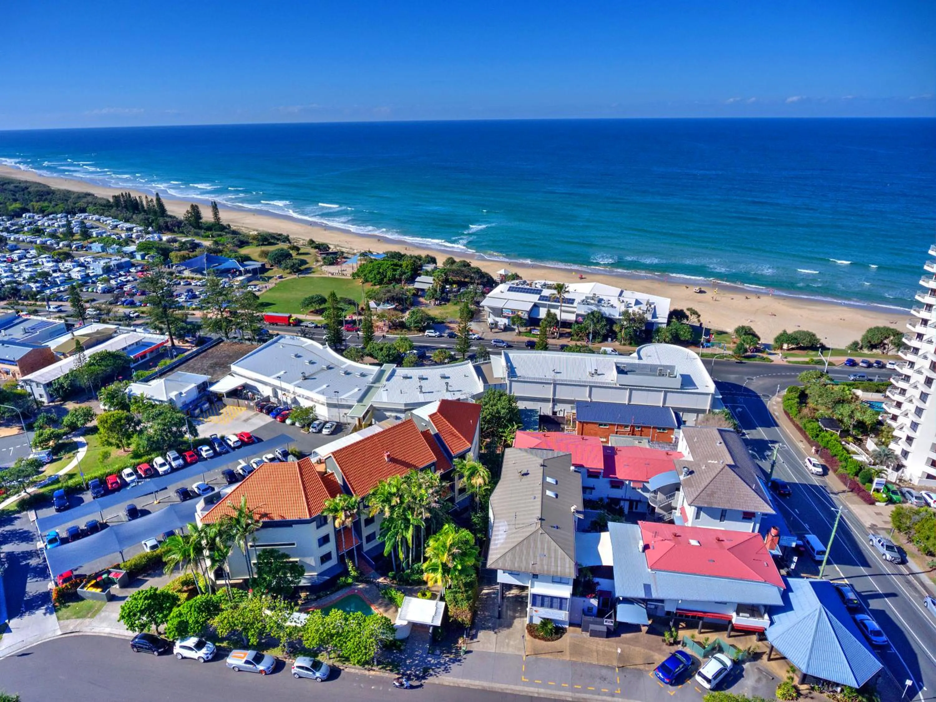 Bird's eye view in Coolum Beach Resort