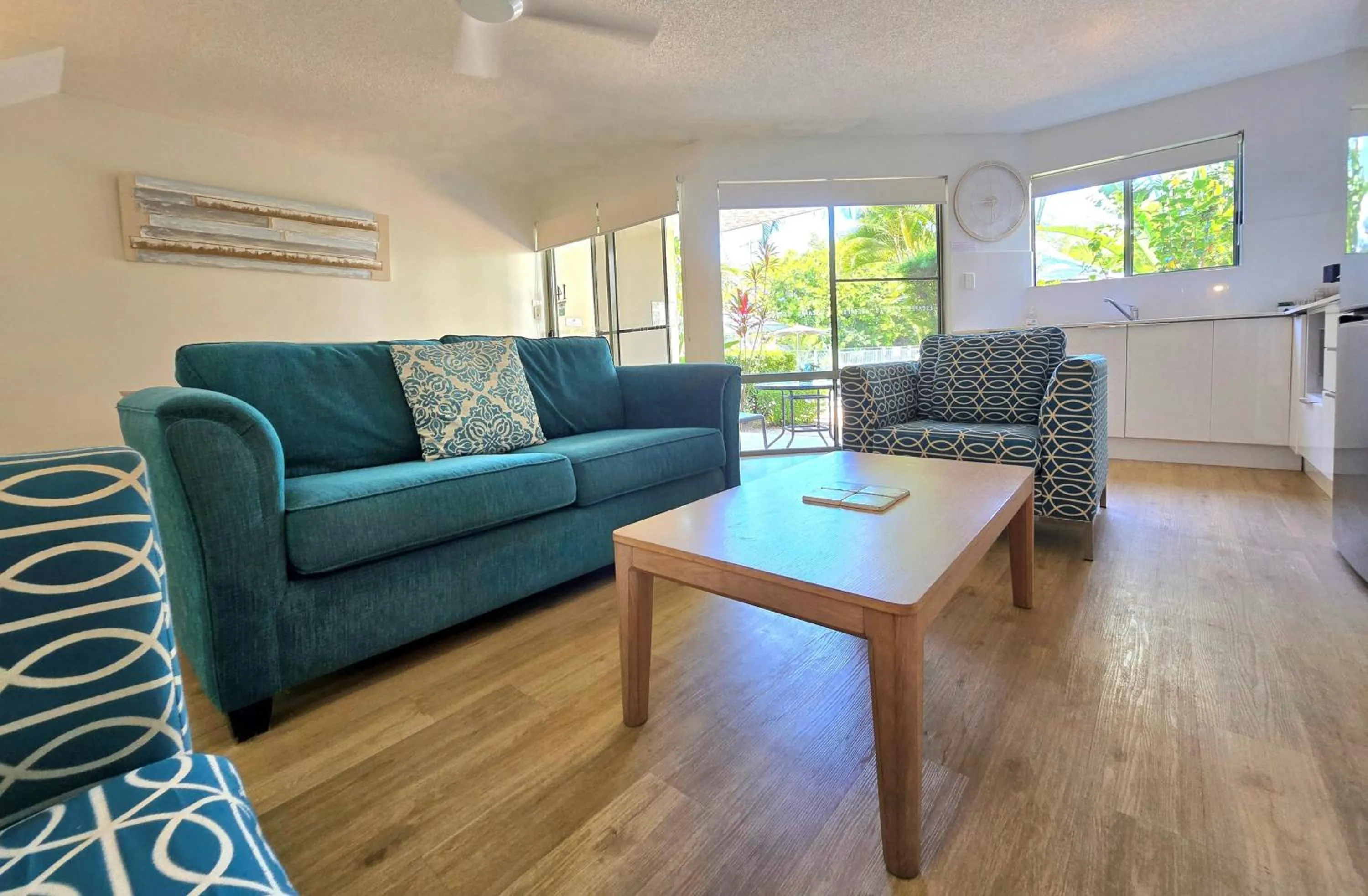 Living room in Noosa River Retreat Holiday Apartments