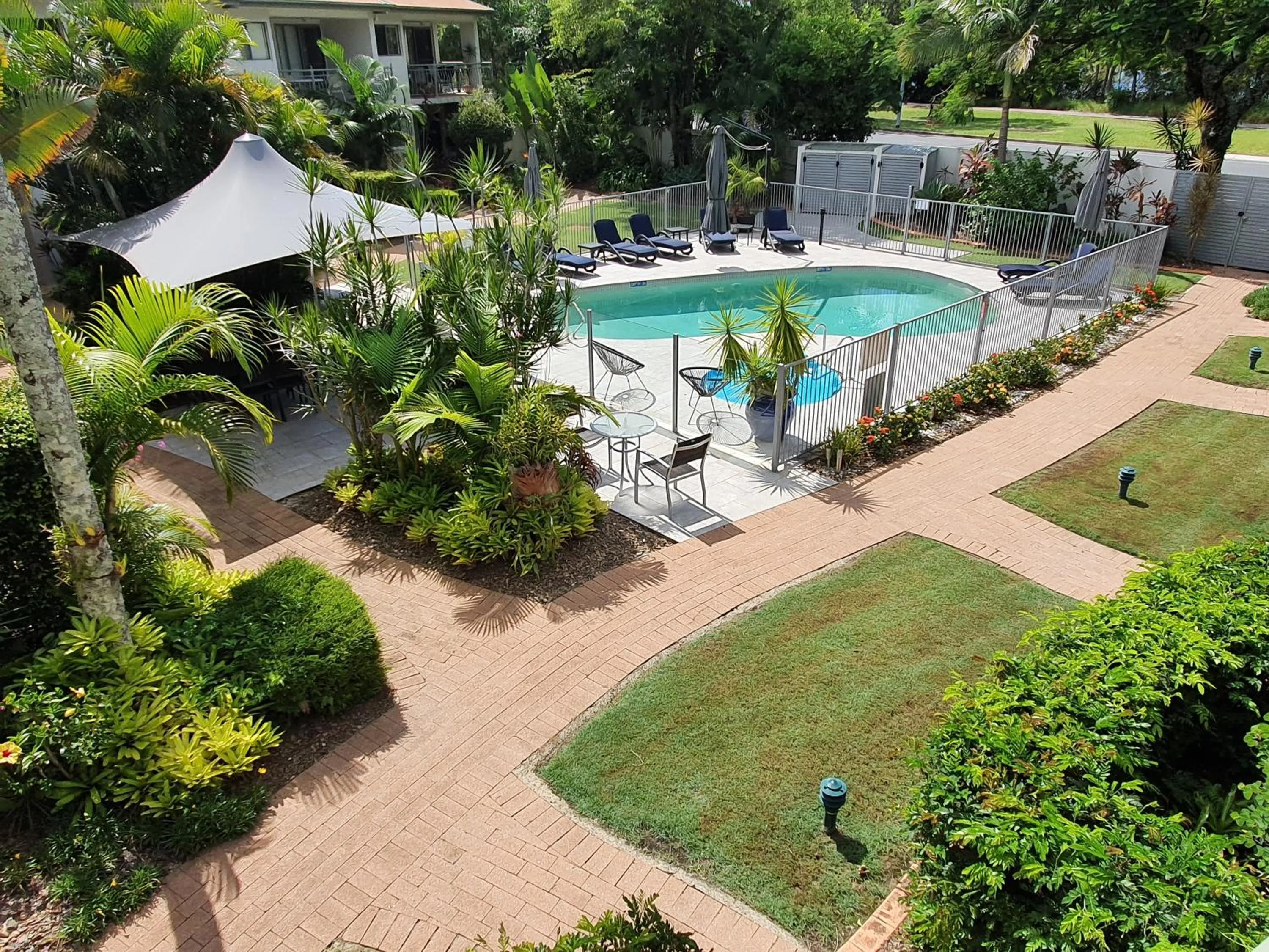 Garden in Noosa River Retreat Holiday Apartments