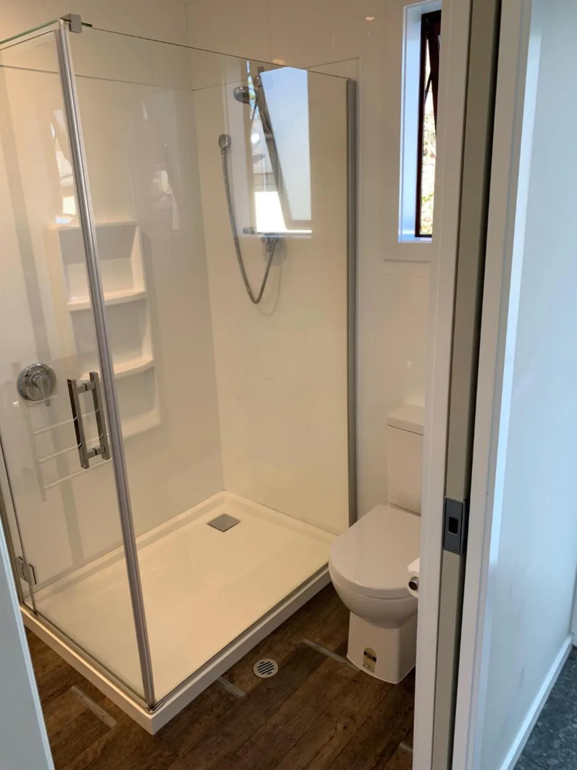 Shower in Red Tussock Motel