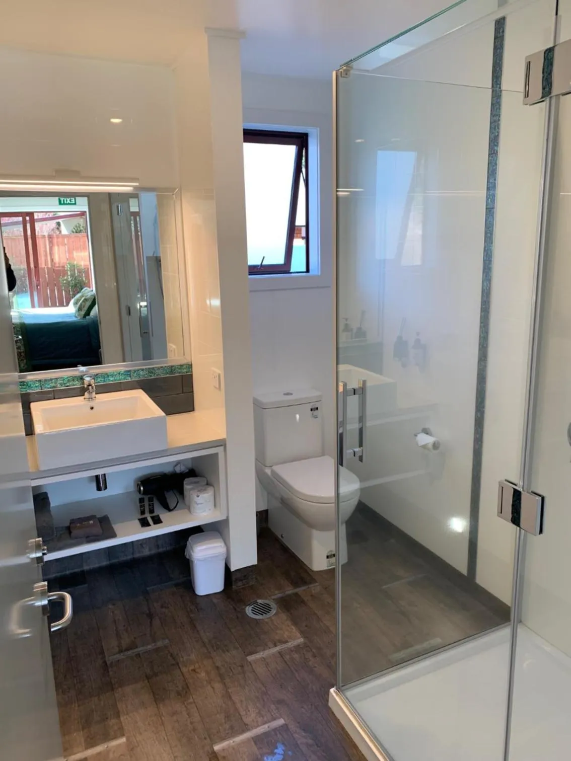 Shower in Red Tussock Motel