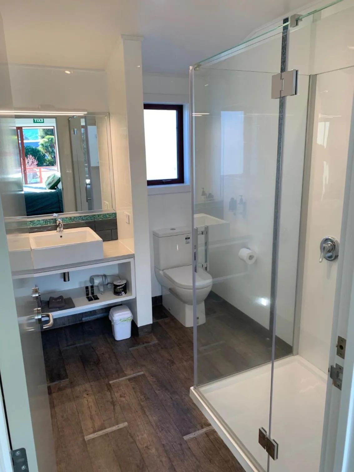 Shower in Red Tussock Motel