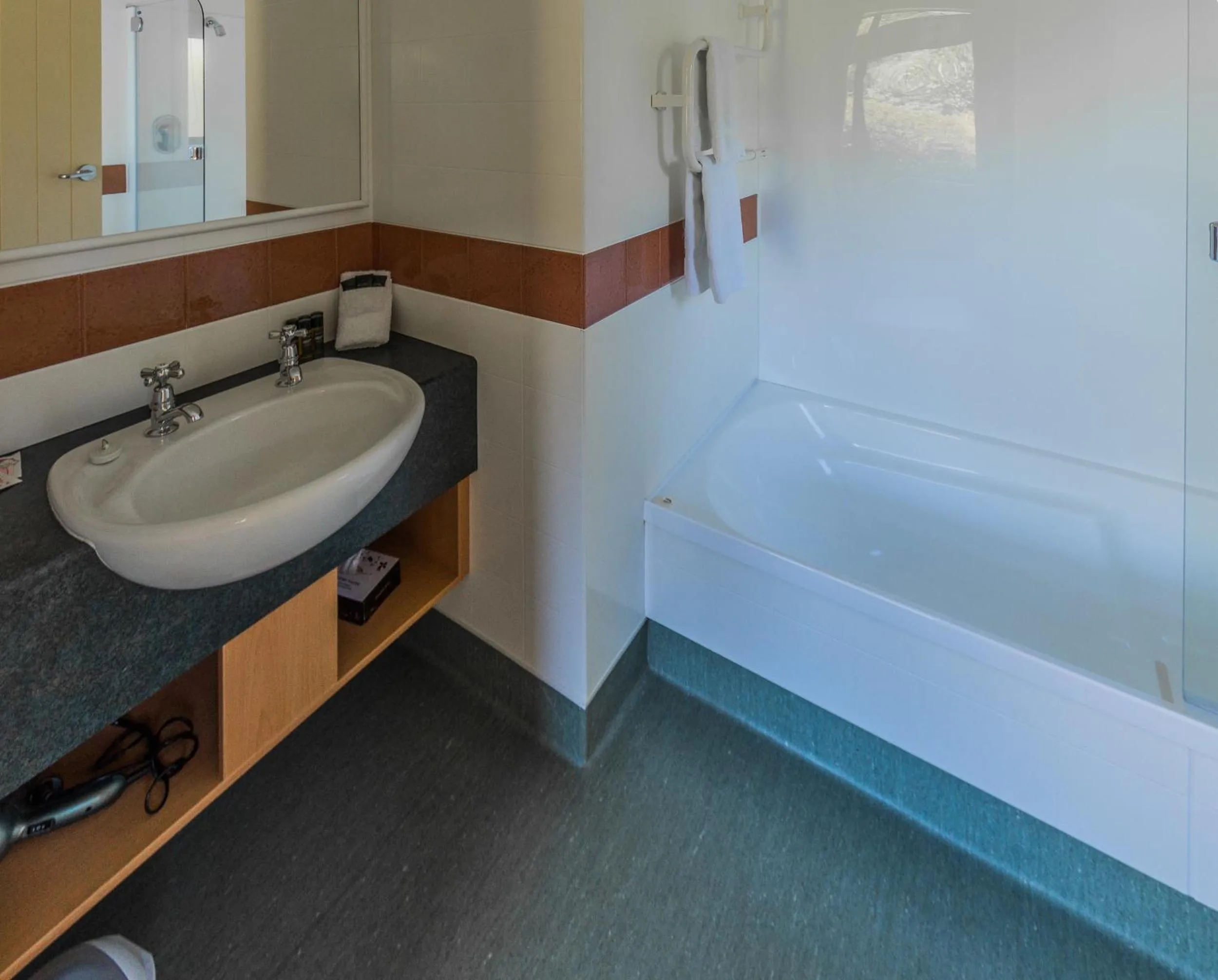 Bed in Red Tussock Motel