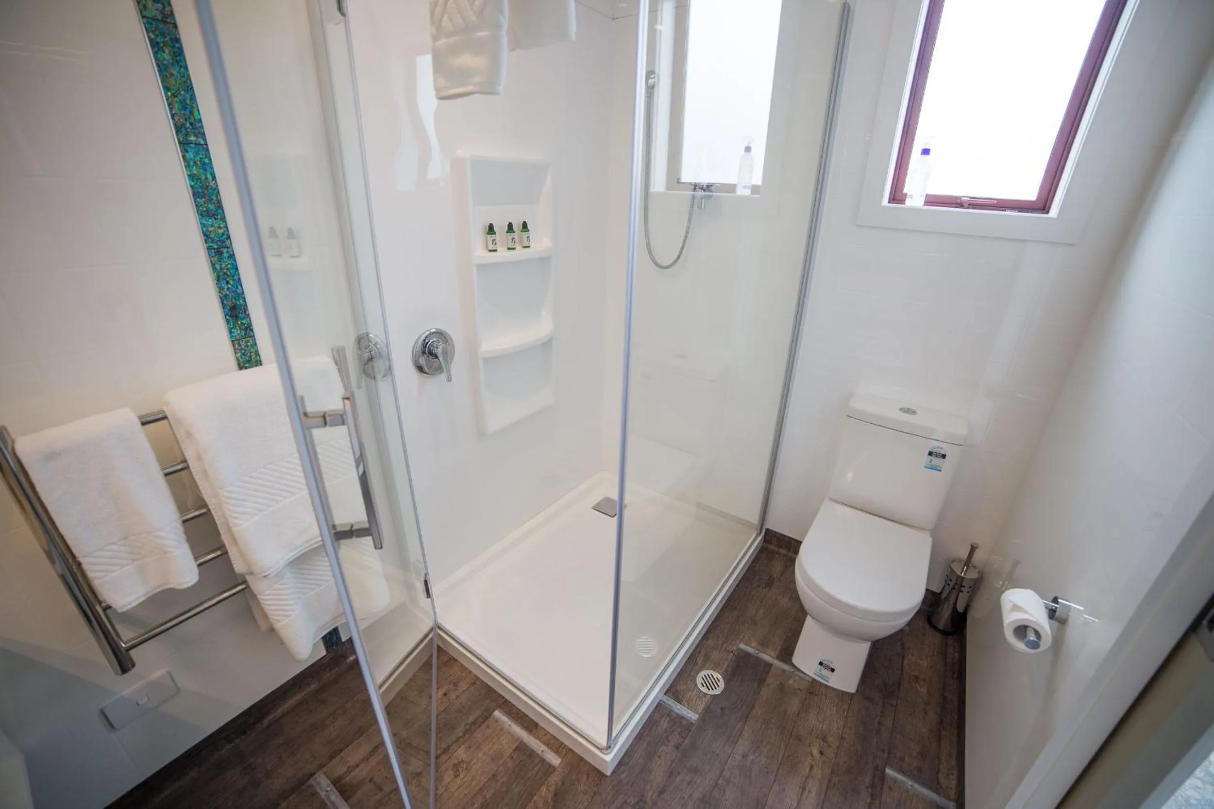 Shower in Red Tussock Motel