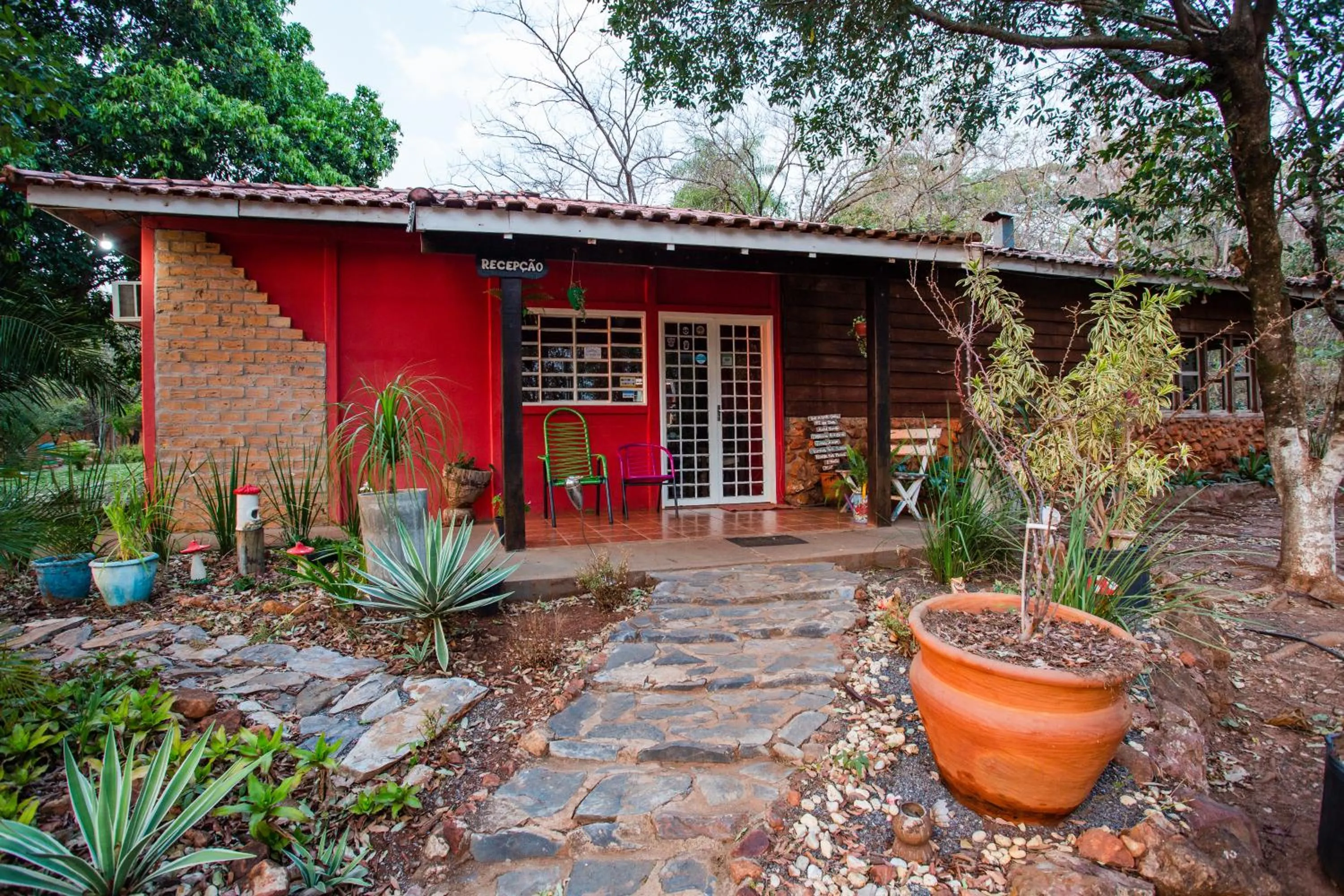 Property building in Pousada Chão de pedra