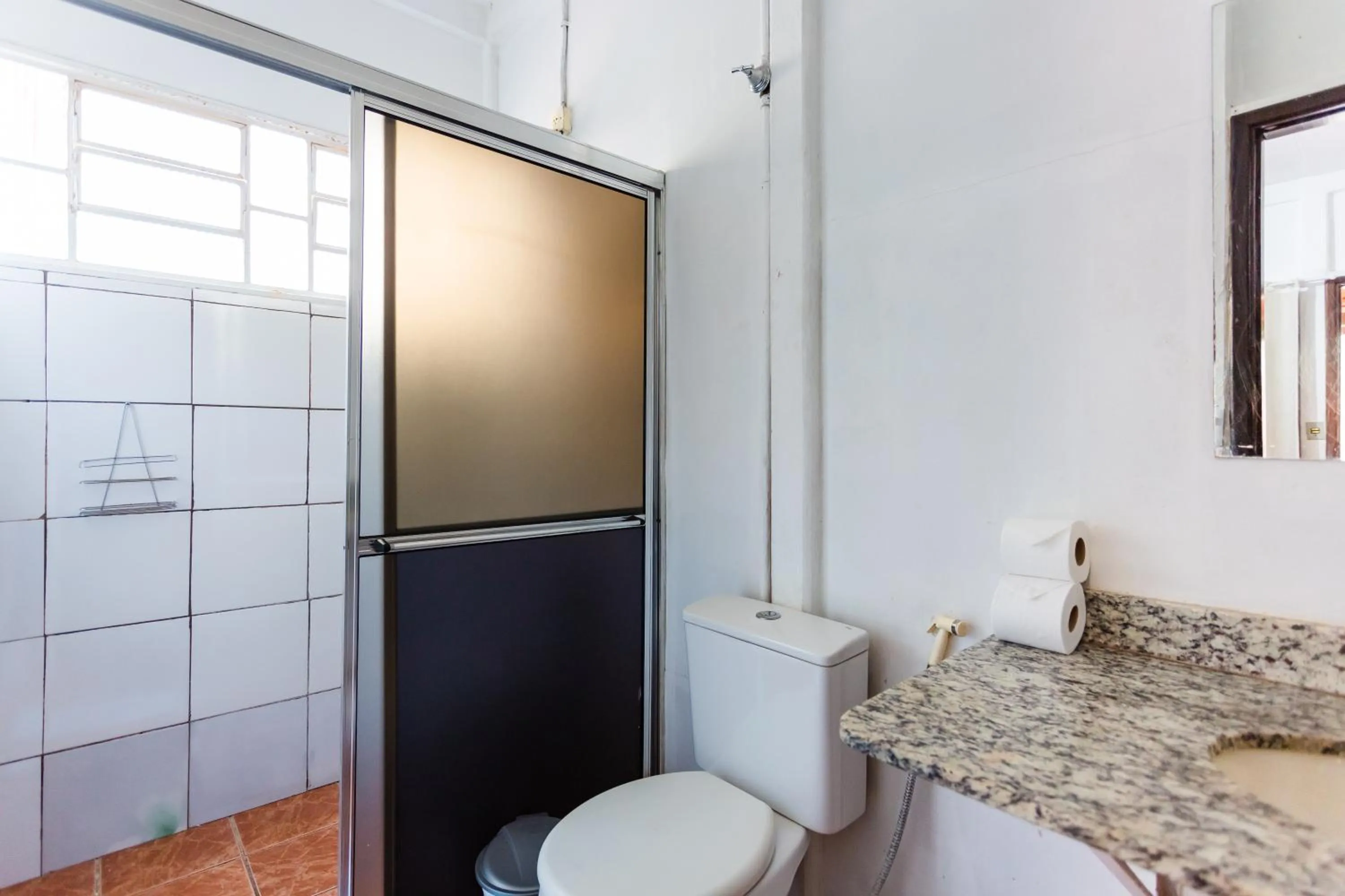 Bathroom in Pousada Chão de pedra
