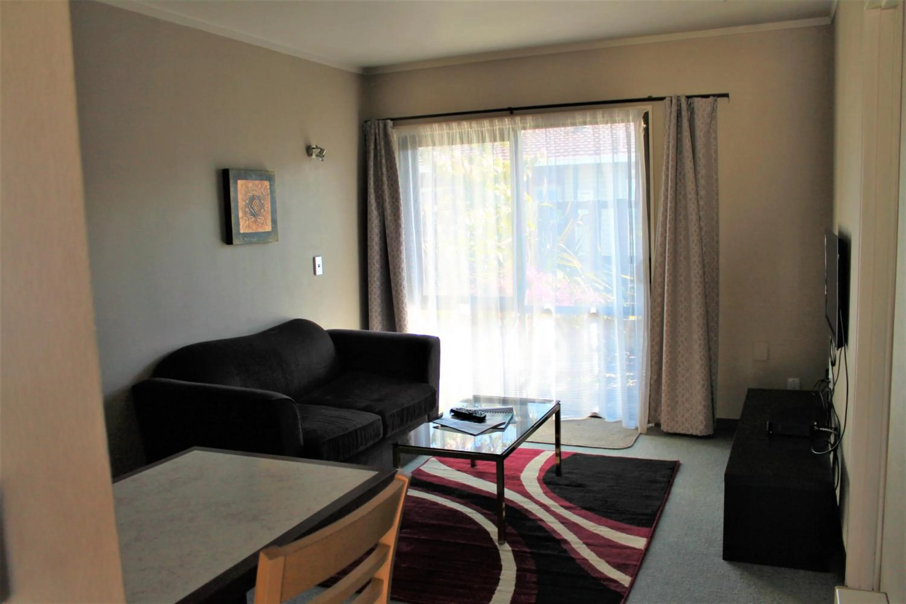 Living room in Aquarius Motor Inn