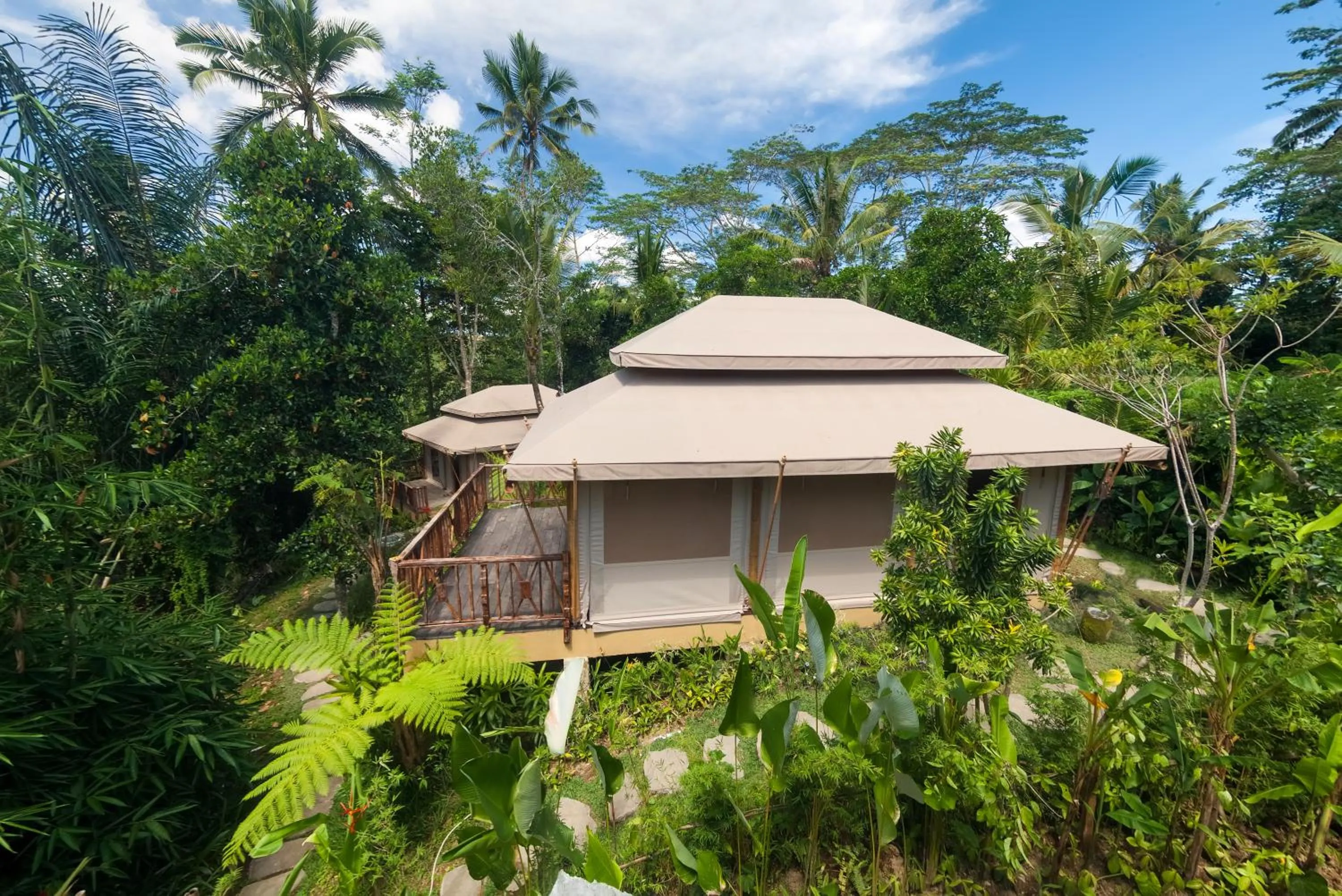 Facade/entrance in Sebatu Sanctuary Eco-resort