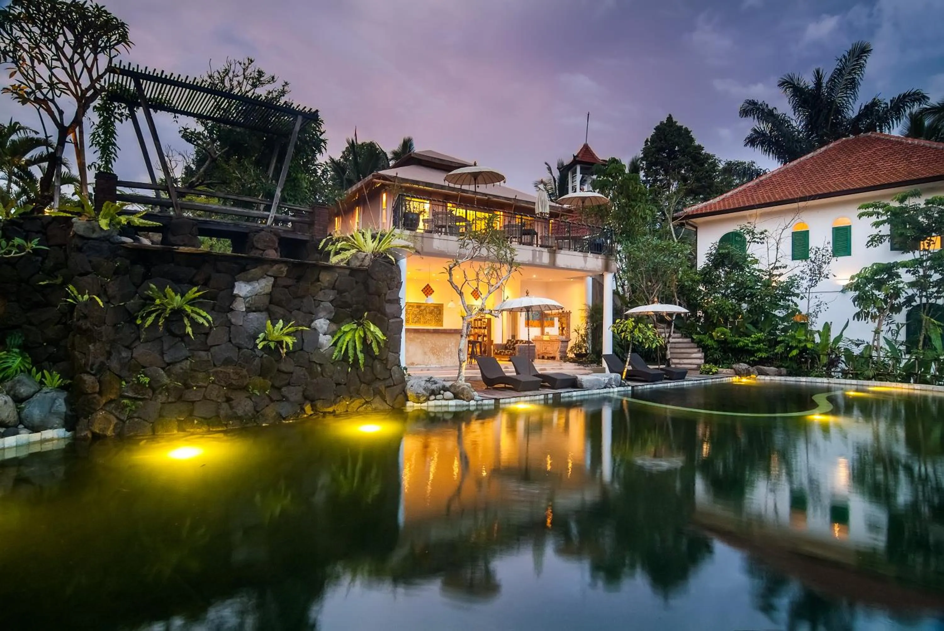 On site in Sebatu Sanctuary Eco-resort