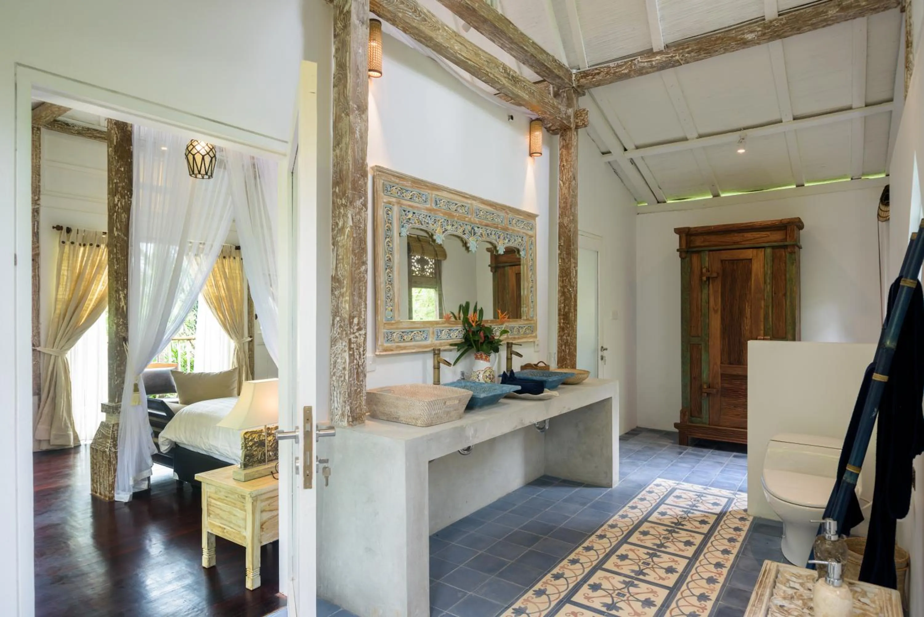 Bathroom in Sebatu Sanctuary Eco-resort