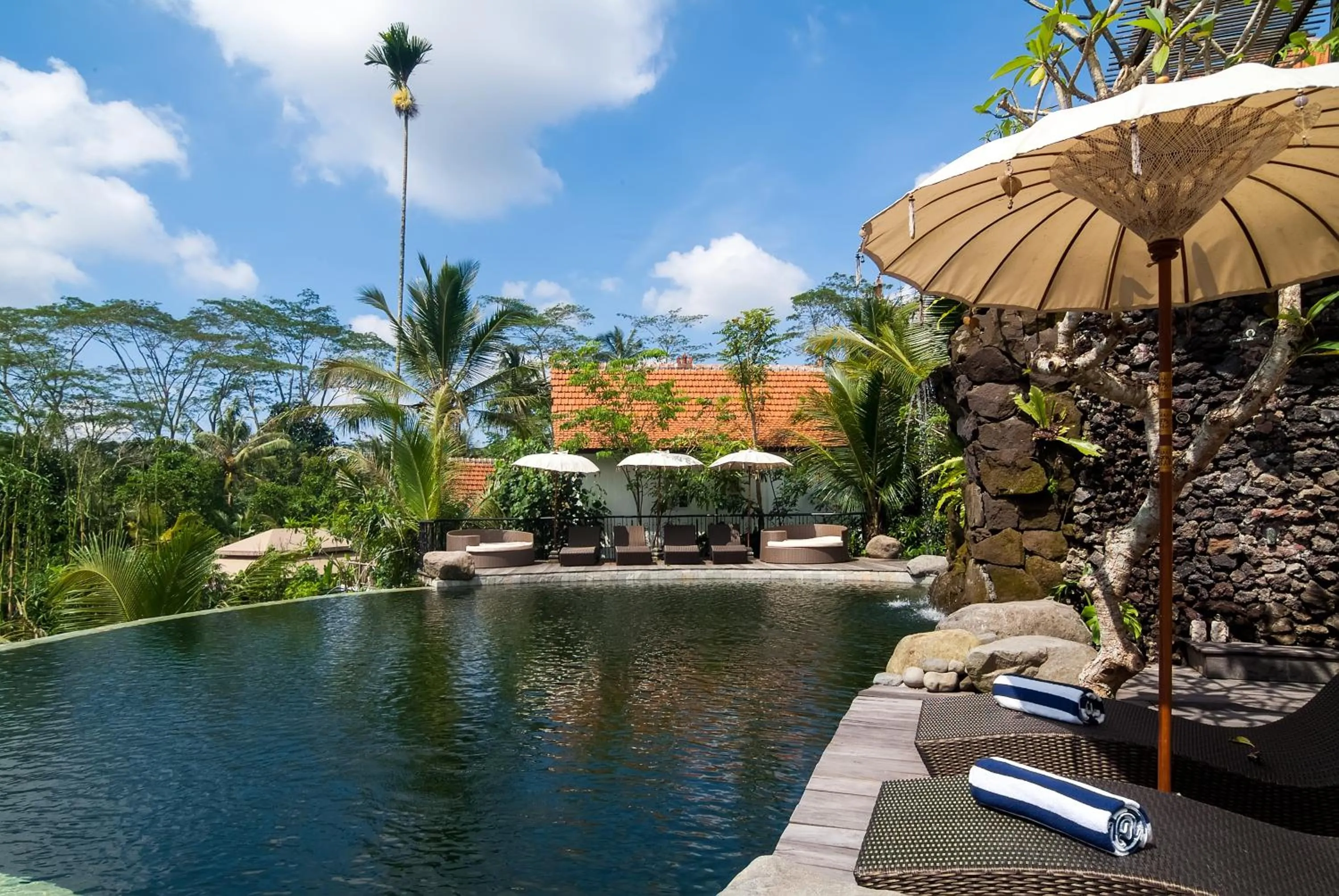 Swimming pool in Sebatu Sanctuary Eco-resort