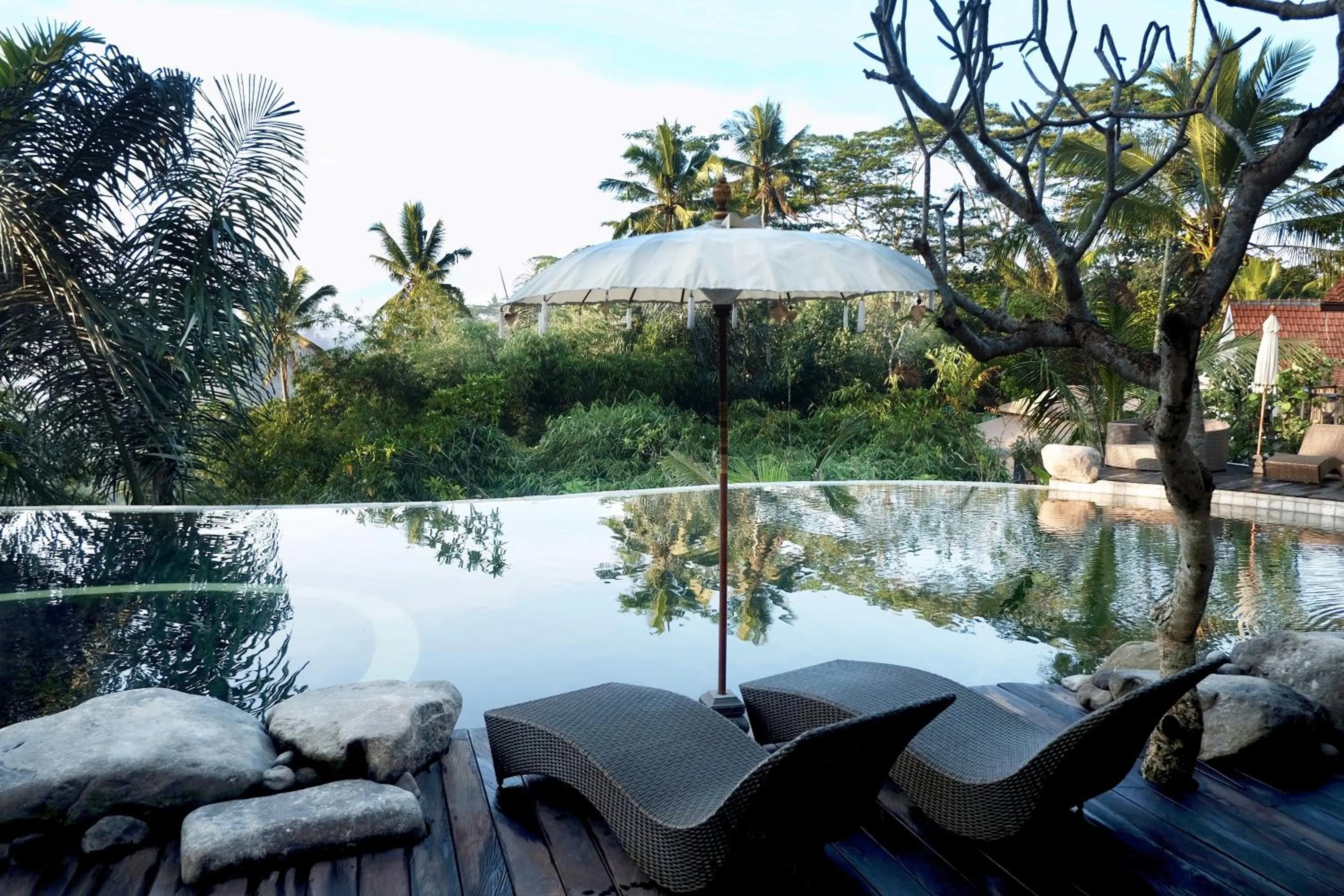 Swimming pool in Sebatu Sanctuary Eco-resort