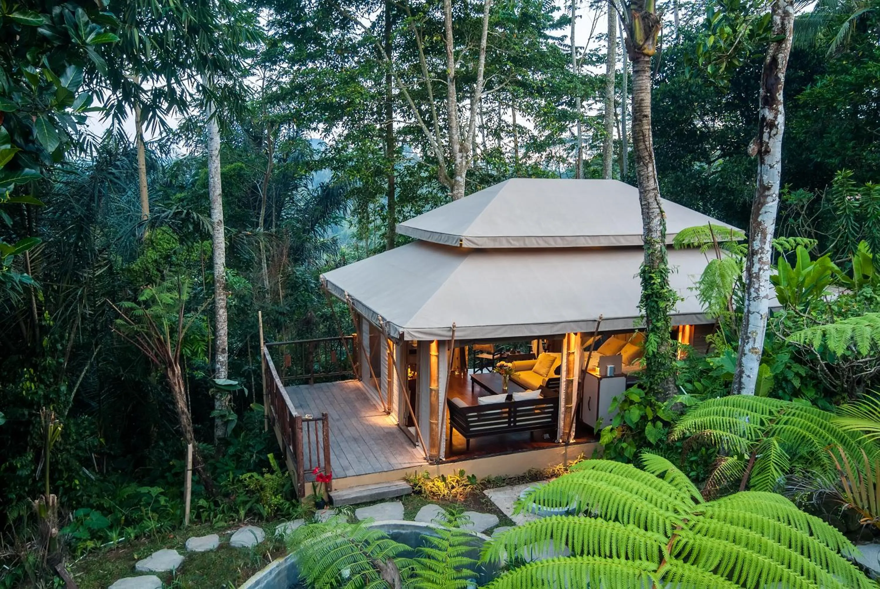 Natural landscape in Sebatu Sanctuary Eco-resort