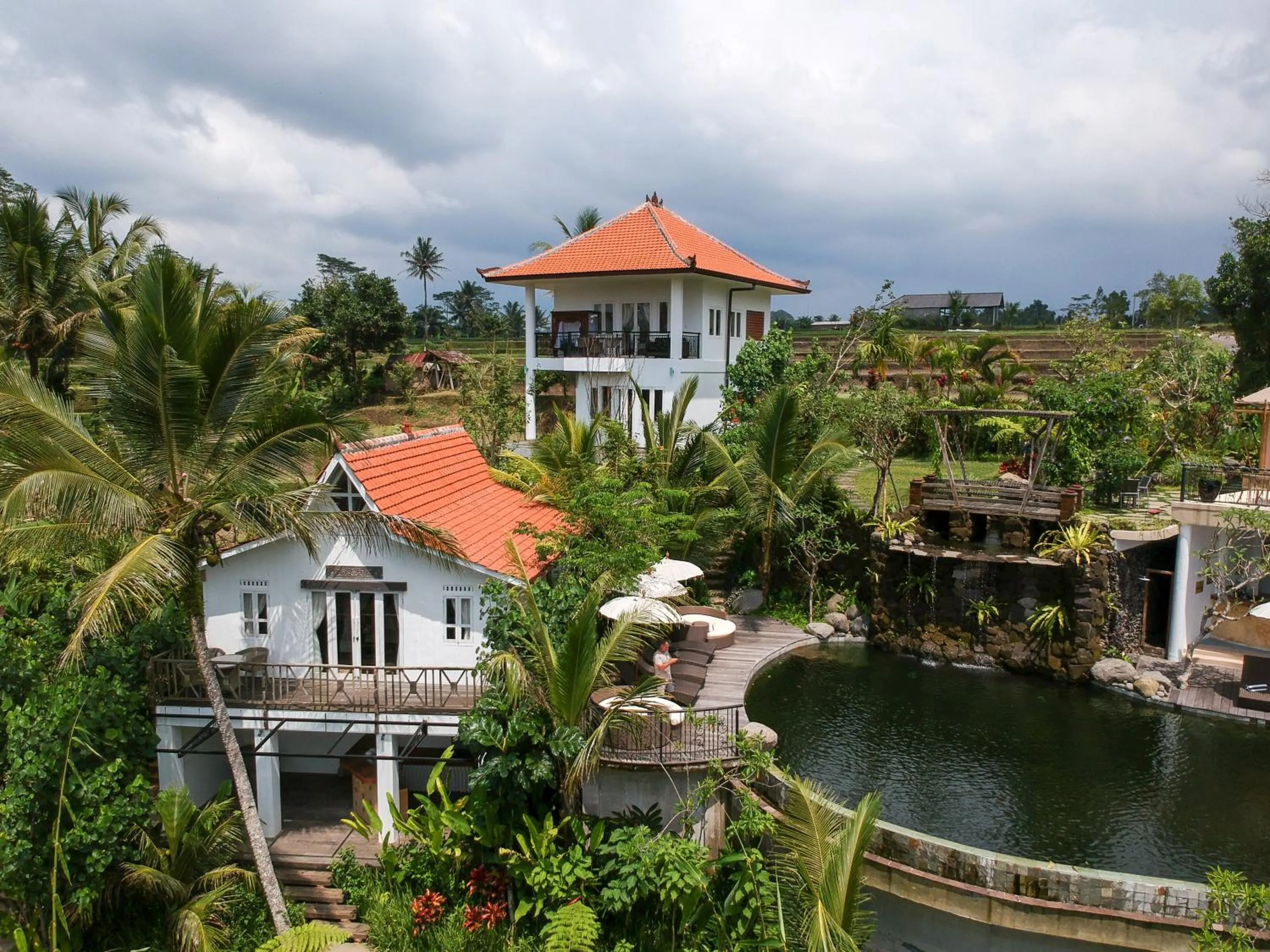 Garden view in Sebatu Sanctuary Eco-resort