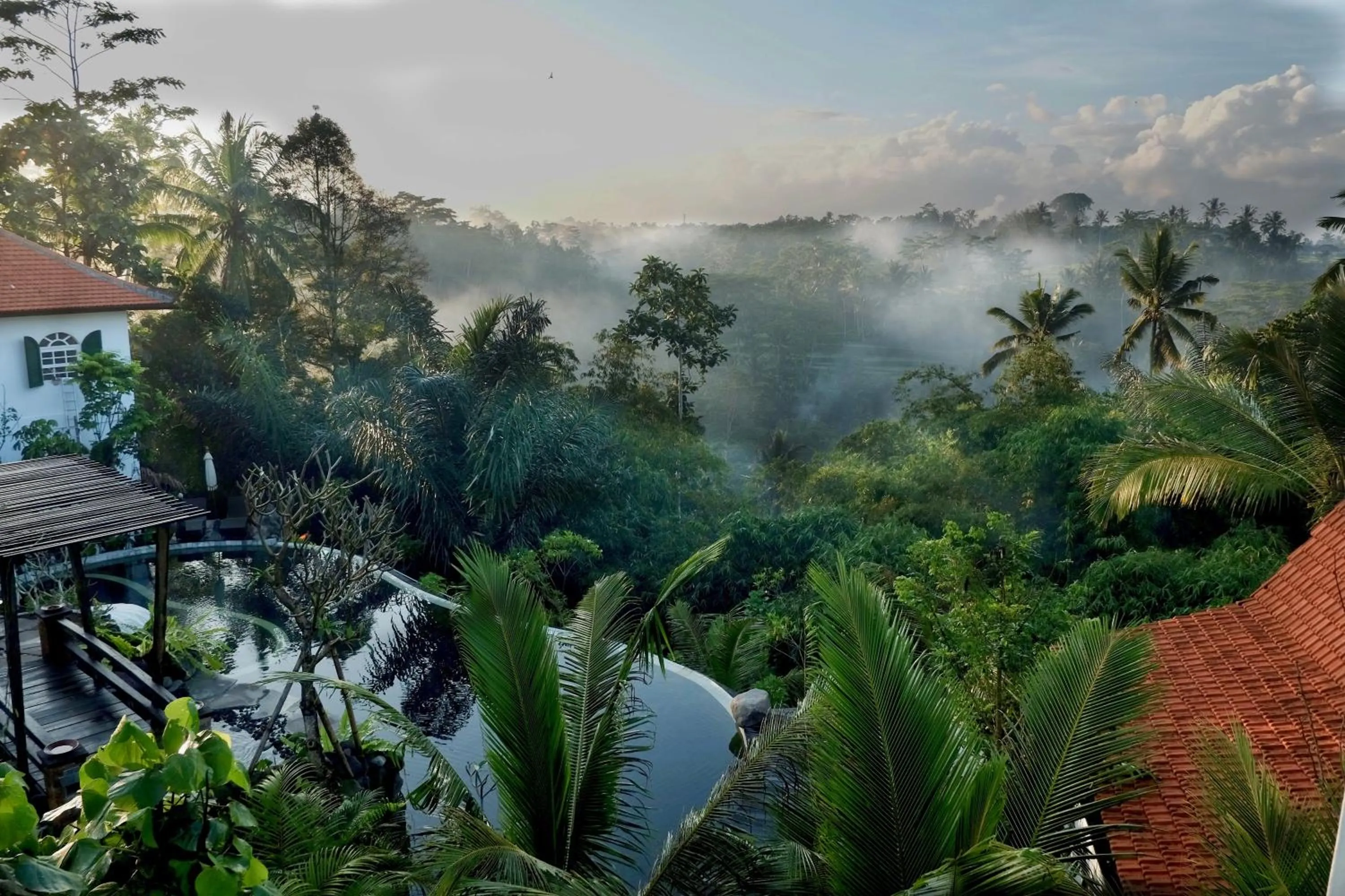 Garden view in Sebatu Sanctuary Eco-resort