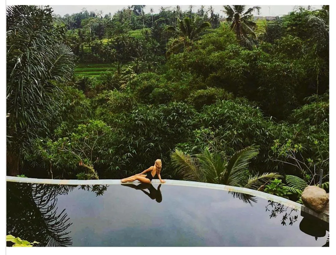 Swimming pool in Sebatu Sanctuary Eco-resort