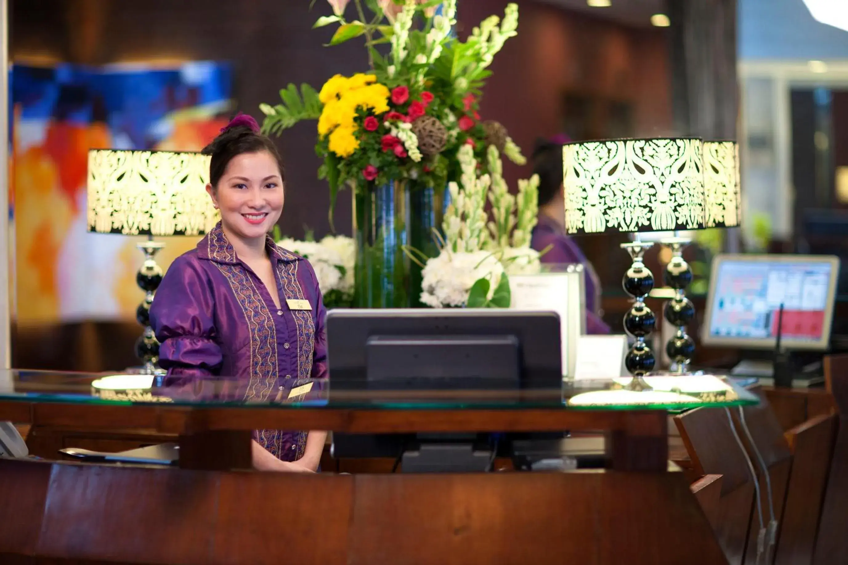 Lobby or reception in Hotel Celeste Makati Lobby or reception in Hotel Celeste Makati